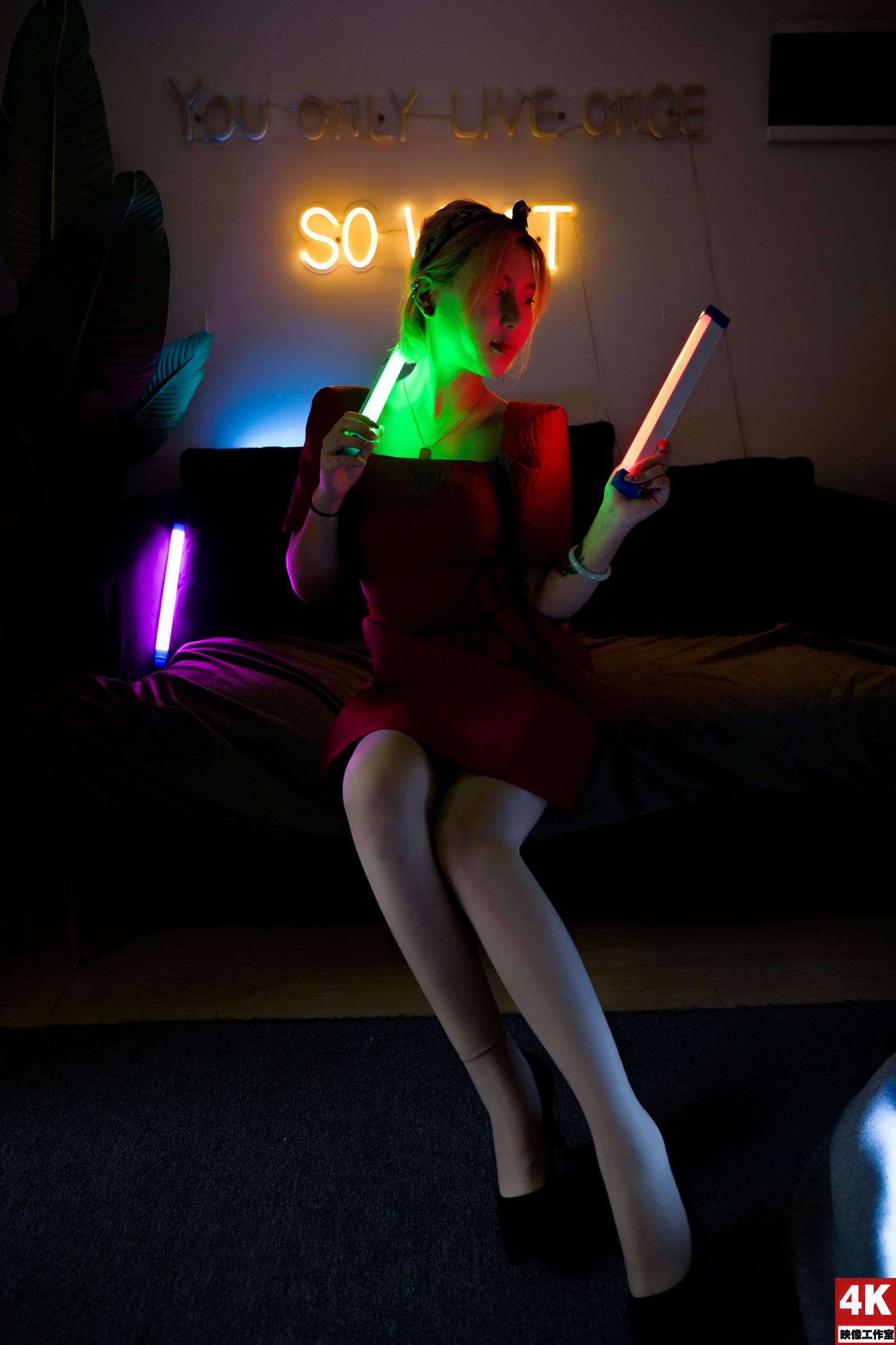 [Ligui丽柜]2022.08.17 氛围灯下的肉丝 小发第8张