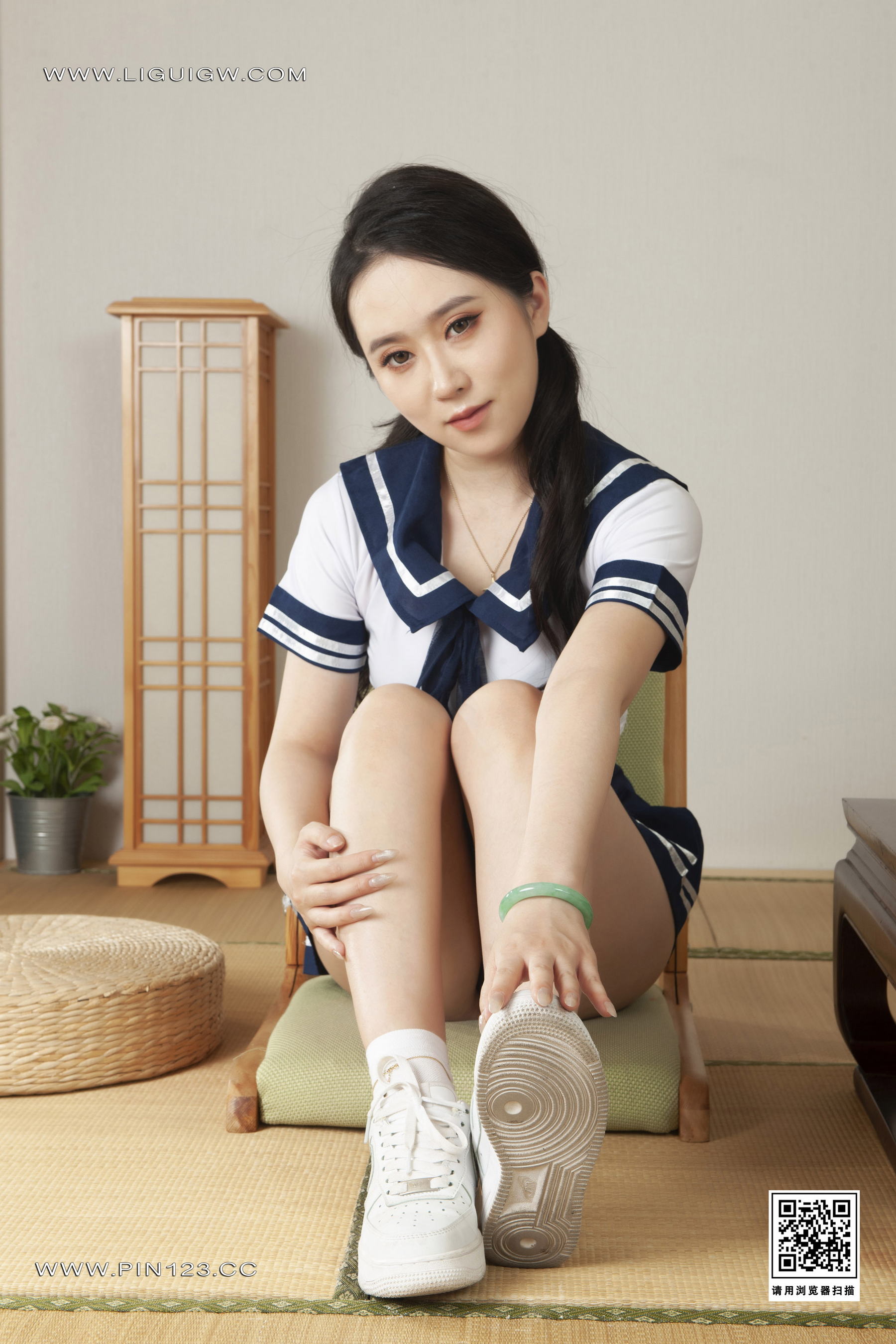 [Ligui丽柜] 2023.11.13《邂逅玉足》私人定制 柒柒第21张