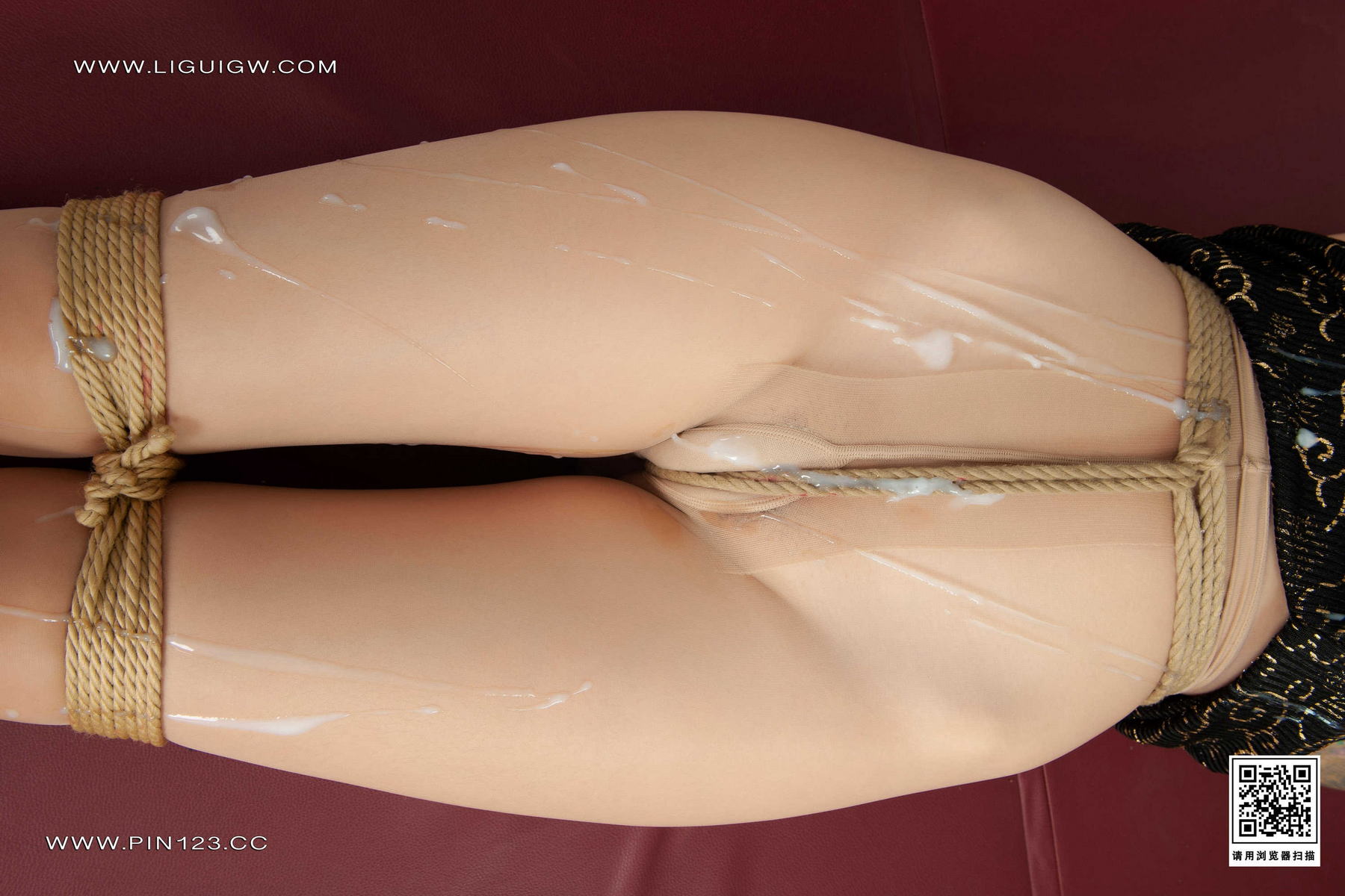 [Ligui丽柜] 2023.12.28 Kiki无内捆绑众筹第4张