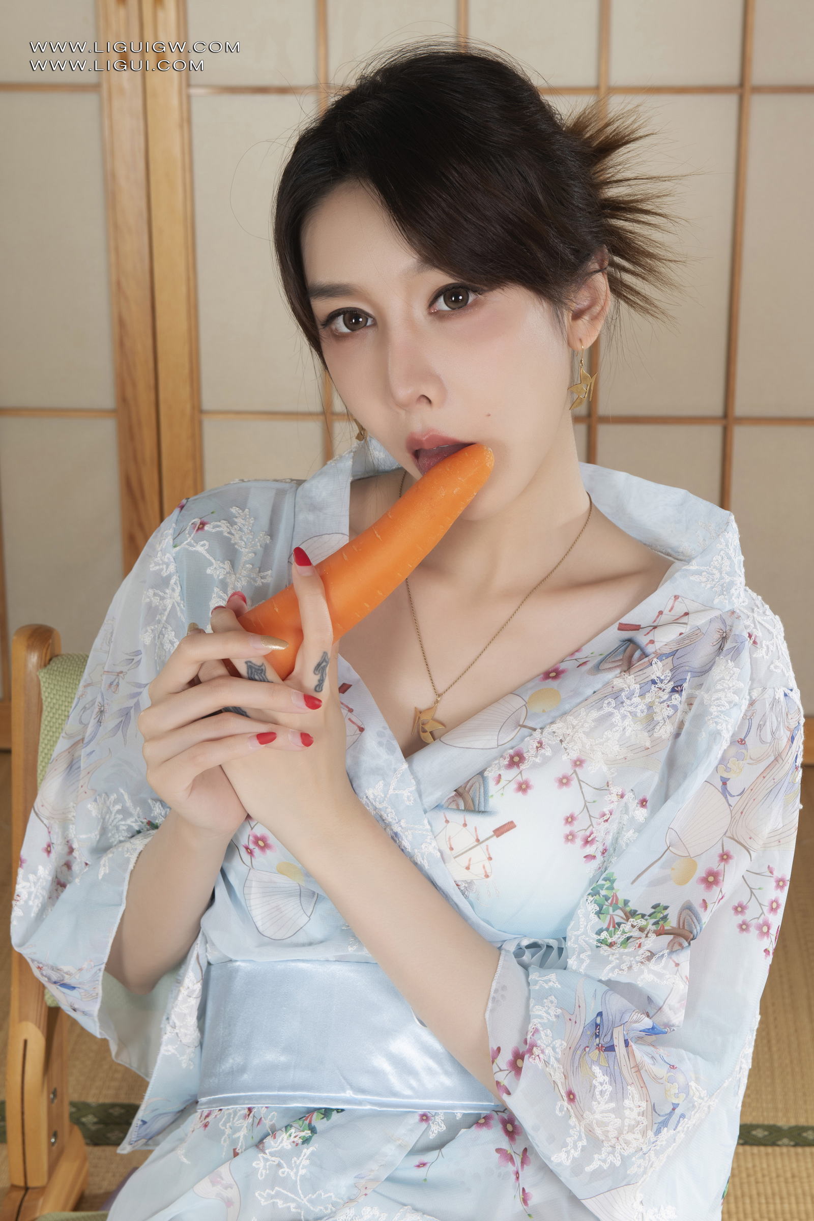 [Ligui丽柜] 2025.03.19 《蔬果间的自我挑逗》兔子第17张