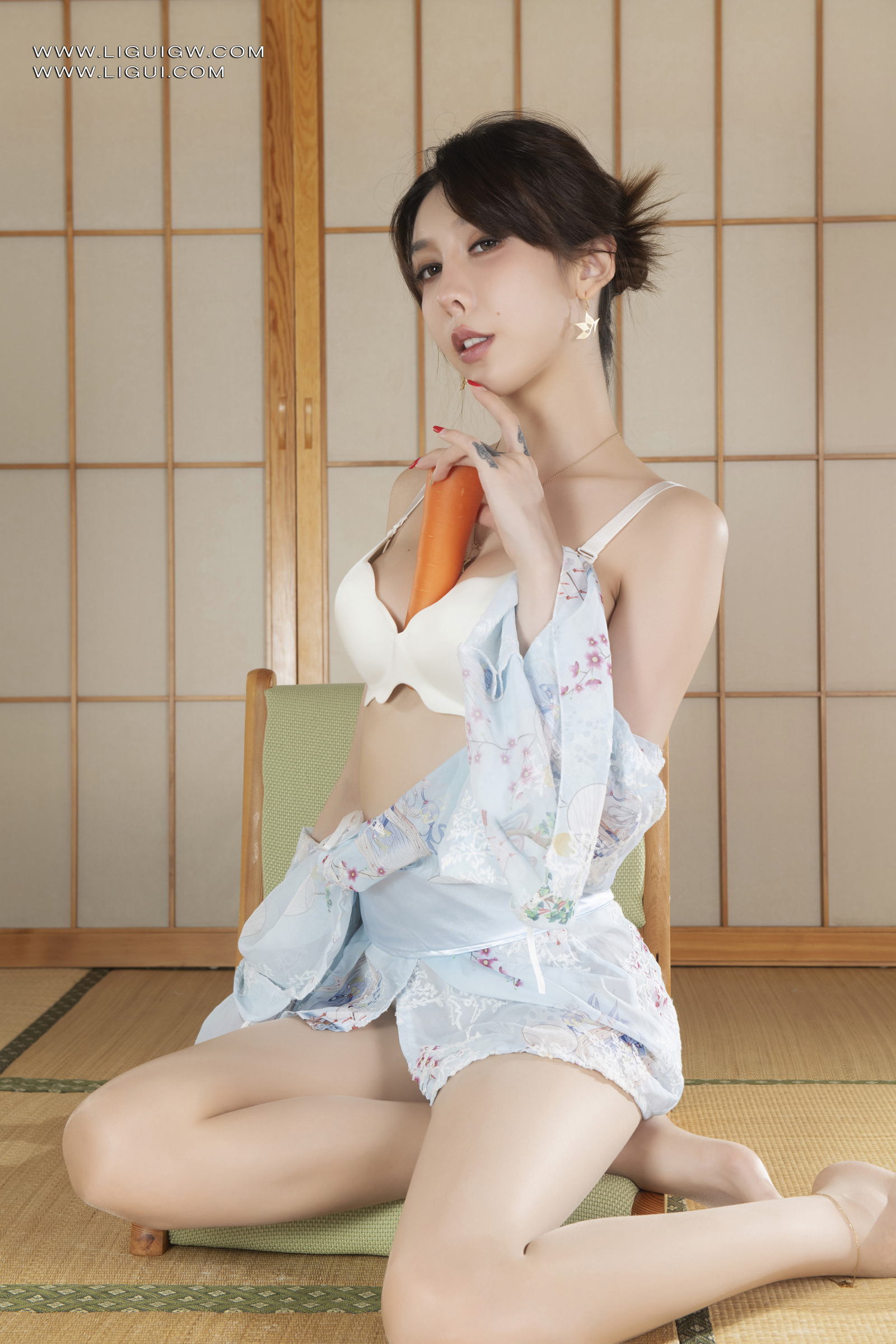 [Ligui丽柜] 2025.03.19 《蔬果间的自我挑逗》兔子第13张