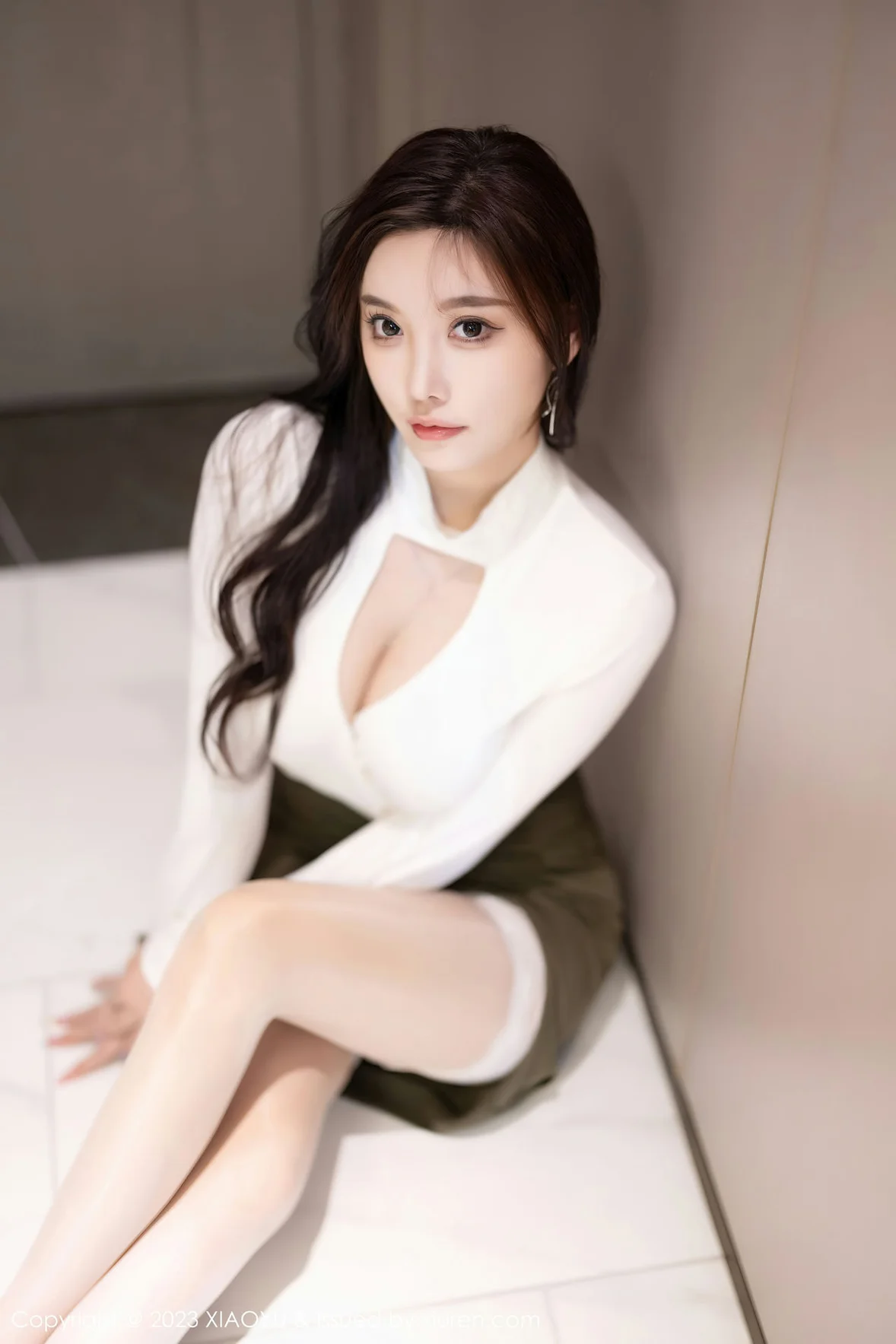  XIAOYU 语画 Vol.1080 杨晨晨Yome 绿色短裙性感写真 [86P]第4张