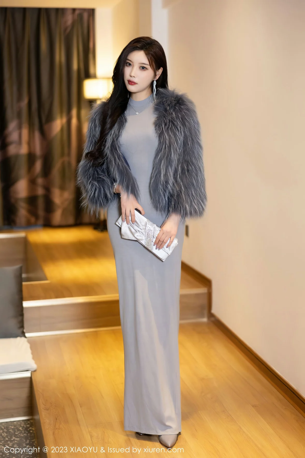  XIAOYU 语画界 Vol.1051 杨晨晨Yome 灰色镂空连衣贵州旅拍 [88P]第1张