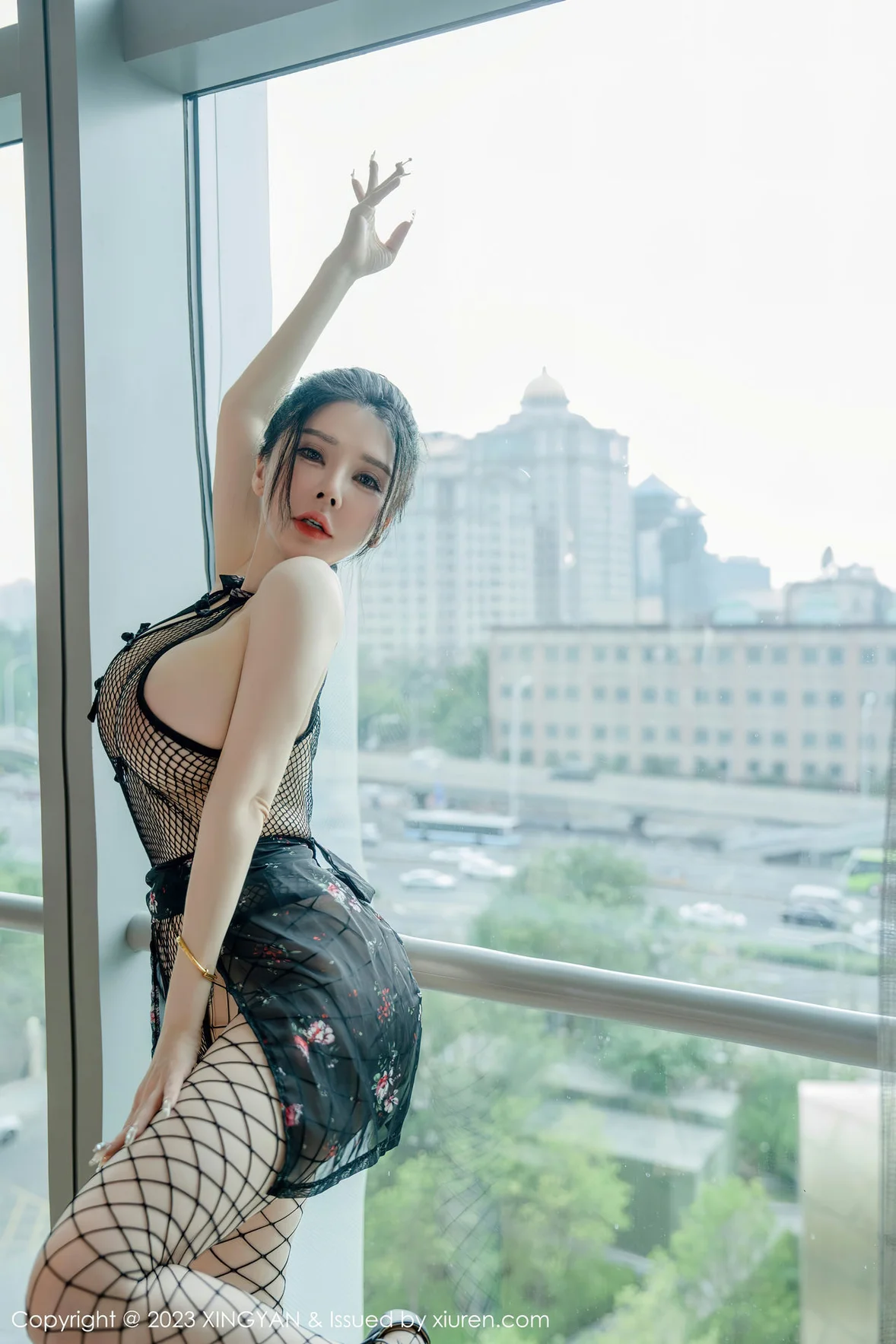  星颜社 Vol.207 潘娇娇 网格连体衣 [84P]第4张