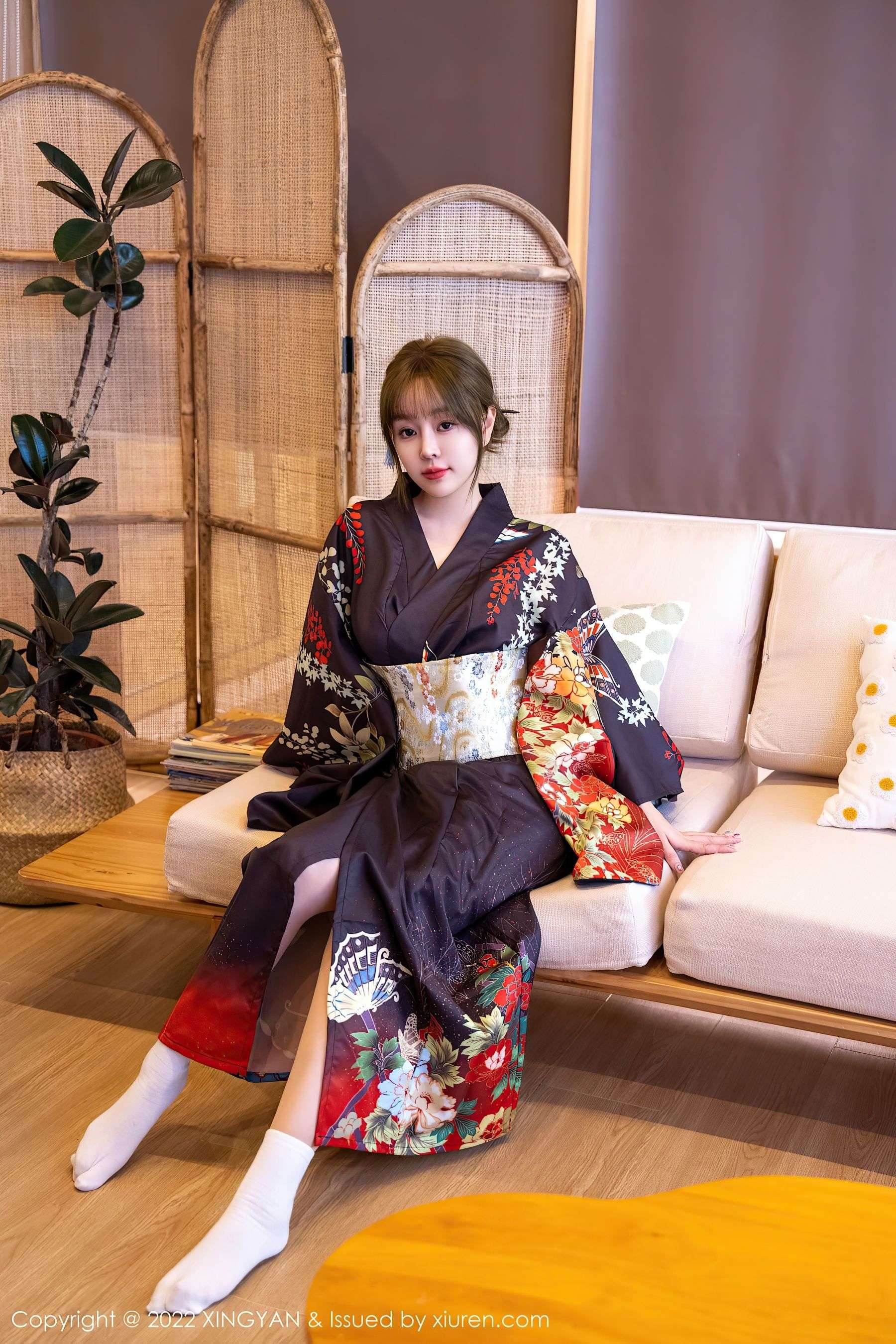 星颜社 VOL.154 王雨纯 和服美臀第25张