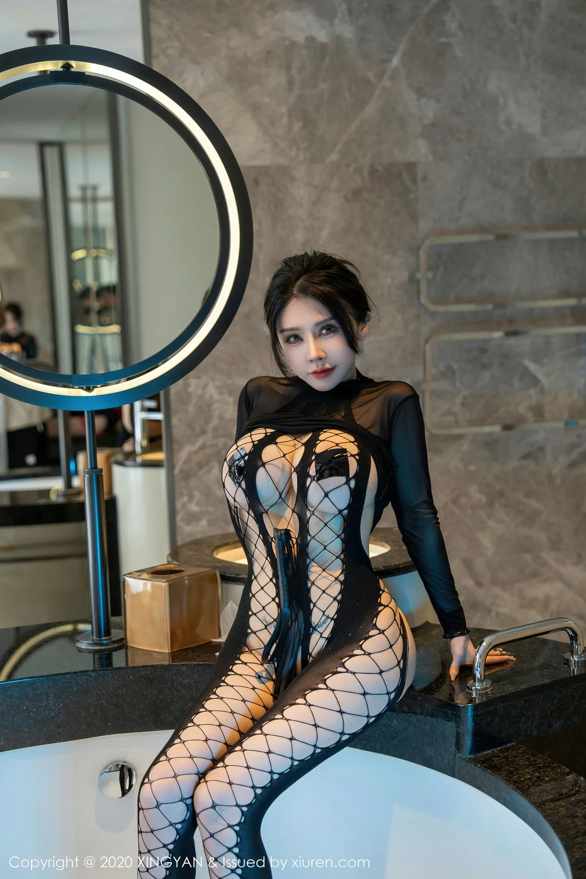  星颜社 Vol.210 潘娇娇 渔网式连体衣写真 [78P]第4张