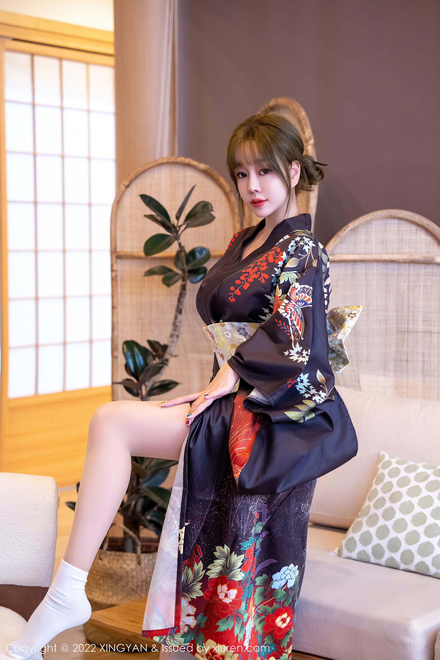 星颜社 VOL.154 王雨纯 和服美臀第27张