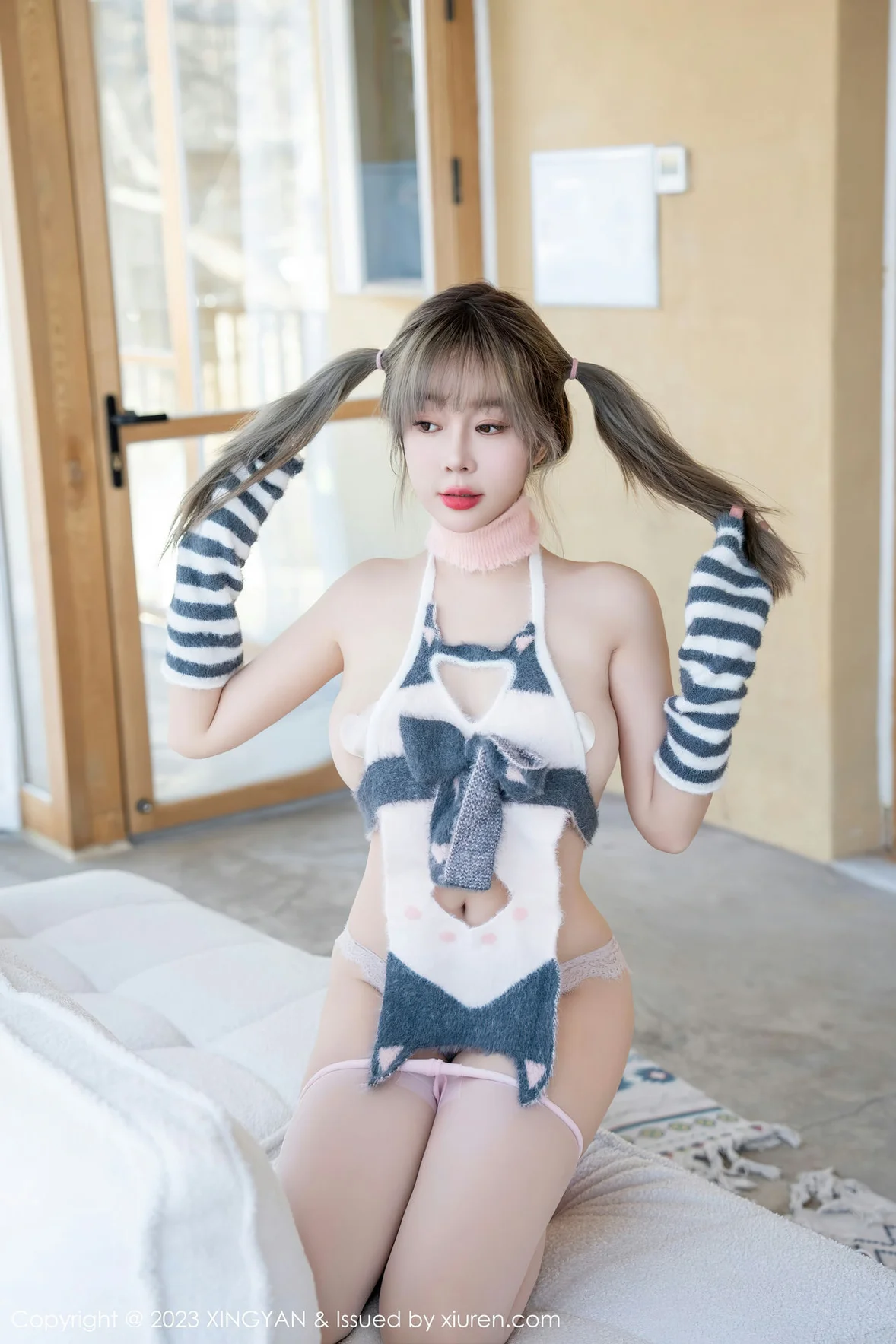  星颜社 Vol.189 王雨纯 白色丝袜双马尾写真 [81P]第13张