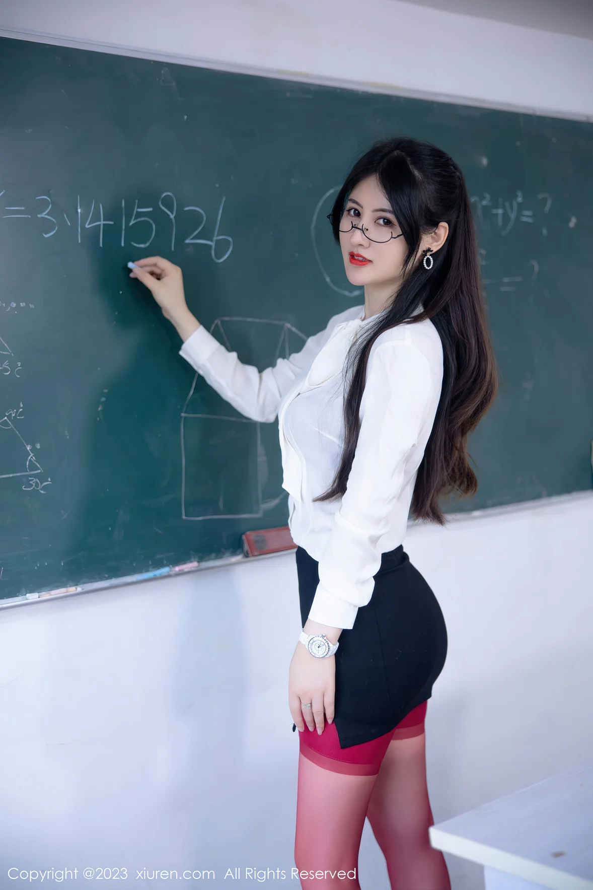  XiuRen 秀人 No.6980 诗诗kiki 教师角色扮演性感写真 [94P]第2张
