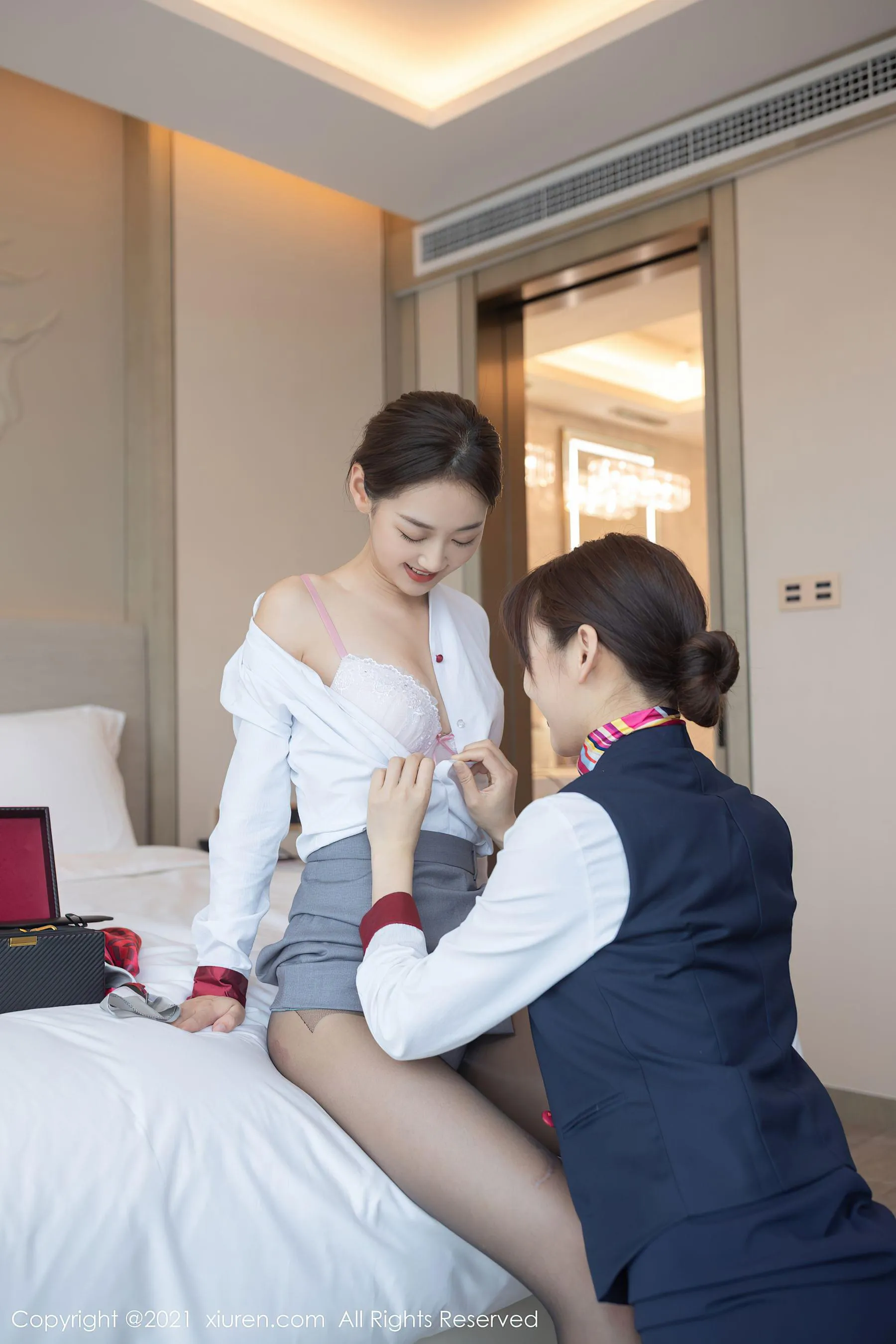  秀人 No.3371 陆萱萱&#038;唐安琪第2张