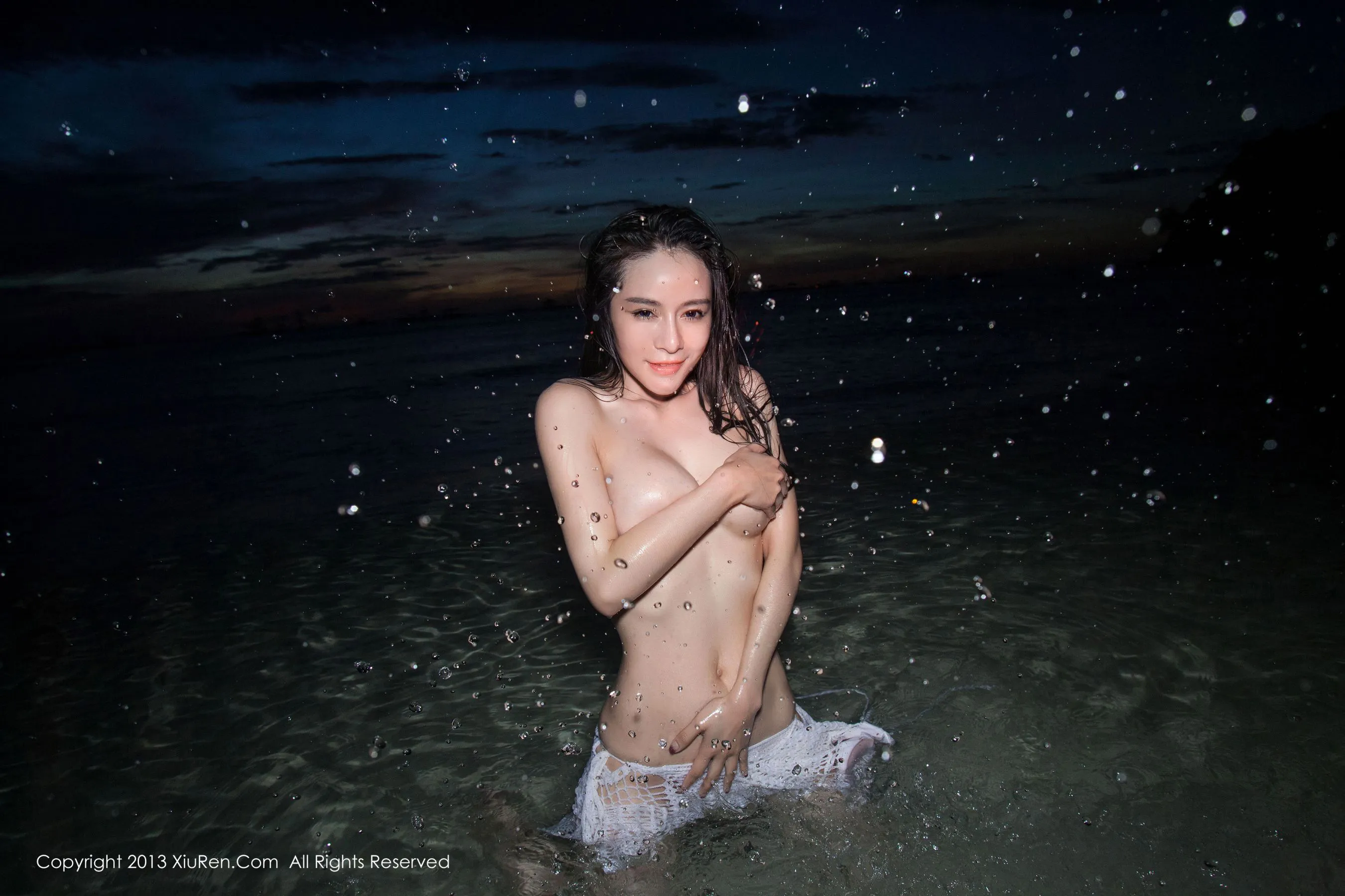  nancy小姿 &#038;海边唯美比基尼系列 秀人网 No.069第25张