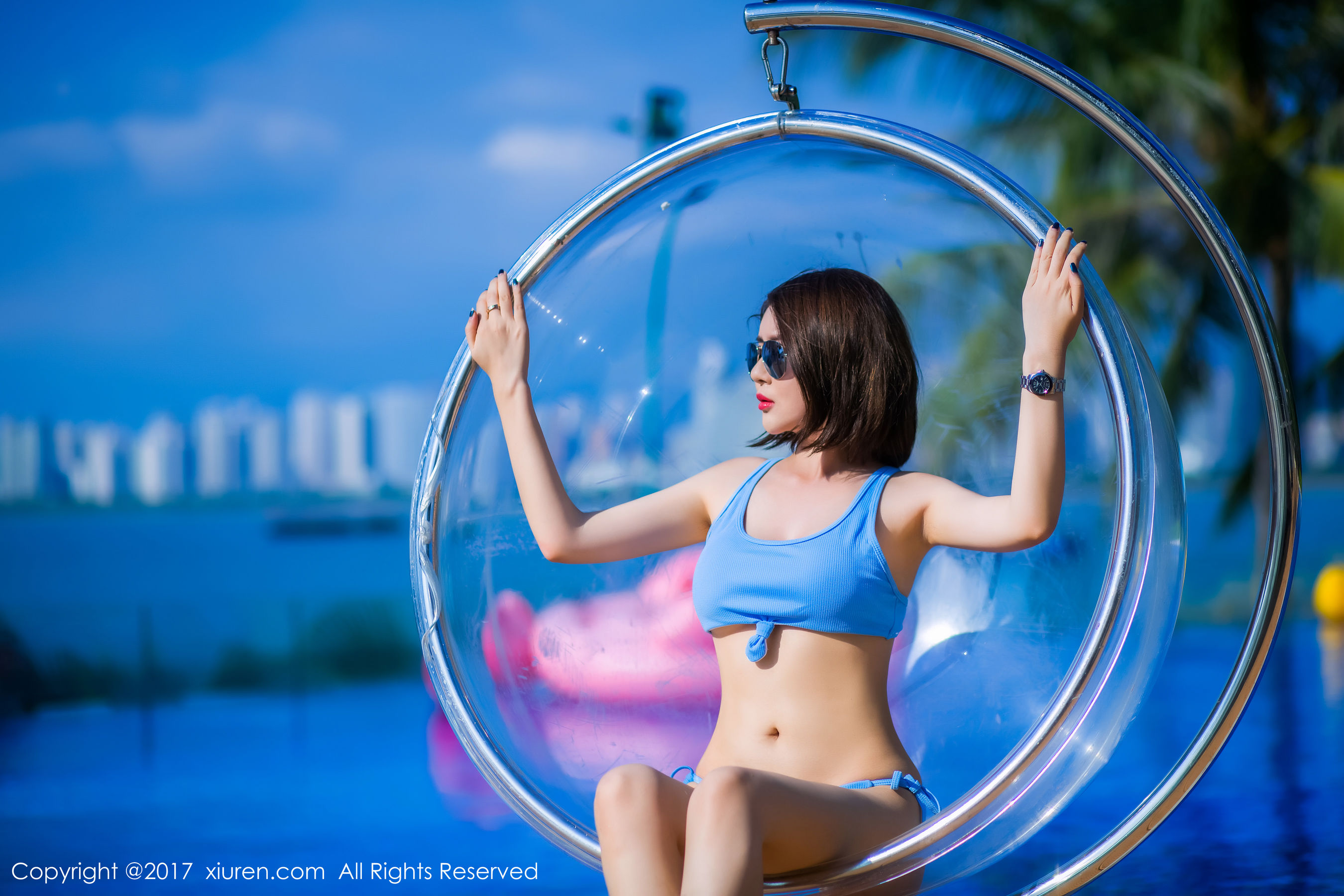 模特女神廿十《海南三亚》 秀人 NO.858第14张