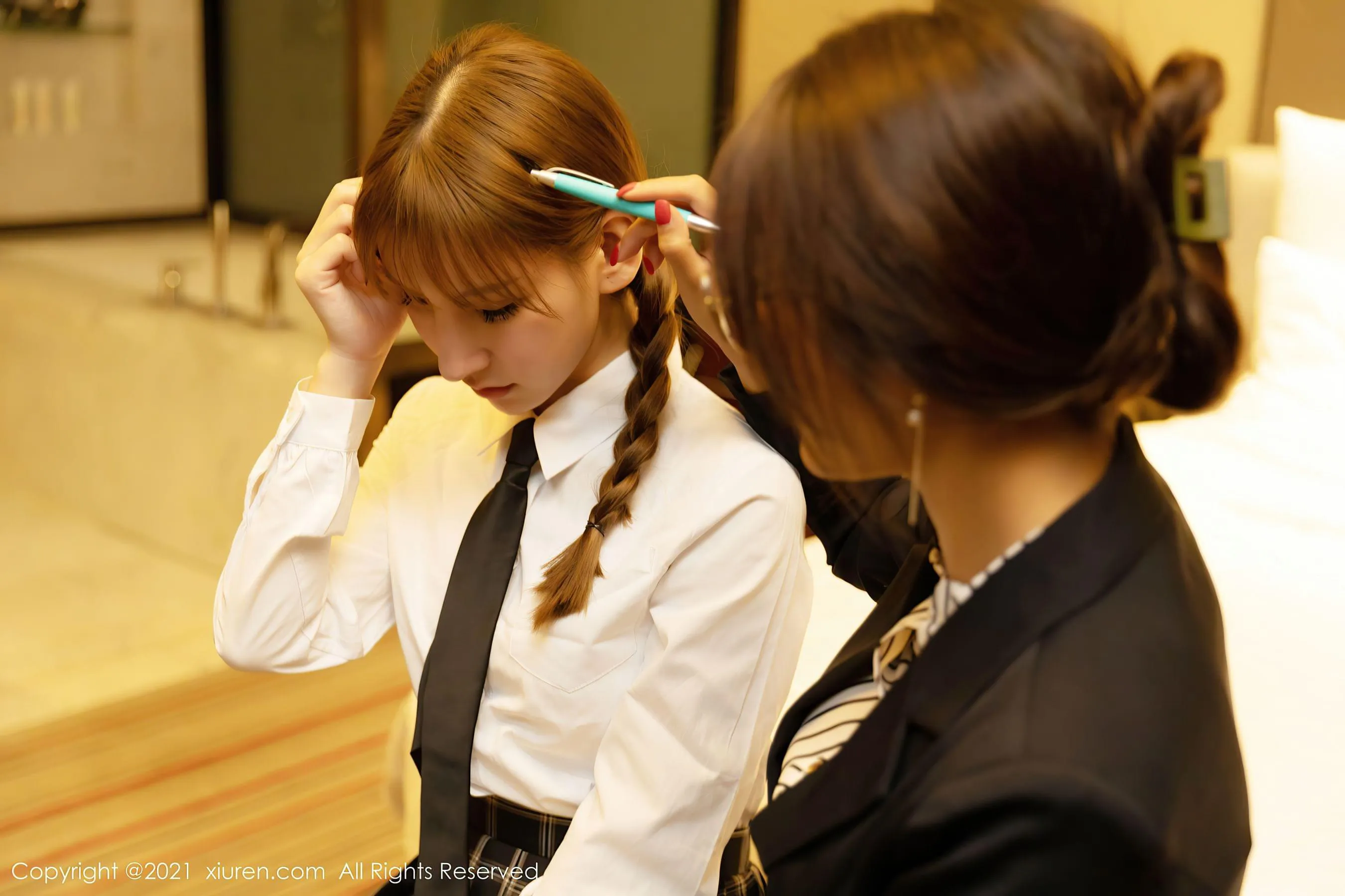  秀人 No.3269 Emily顾奈奈 &#038; 周于希Sandy第7张