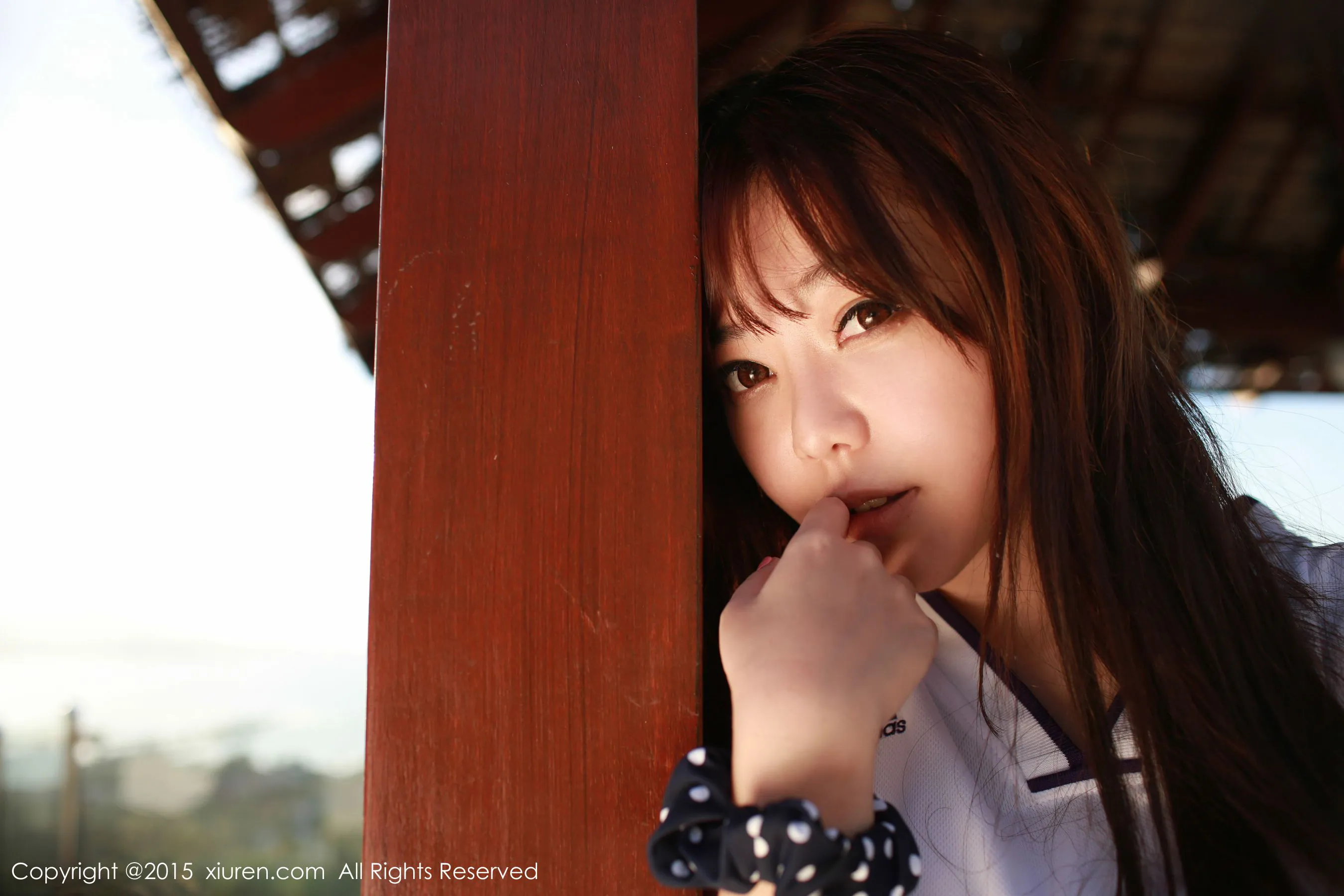  刘飞儿Faye《科比篮球服+布条内衣》 秀人网 No.452第13张