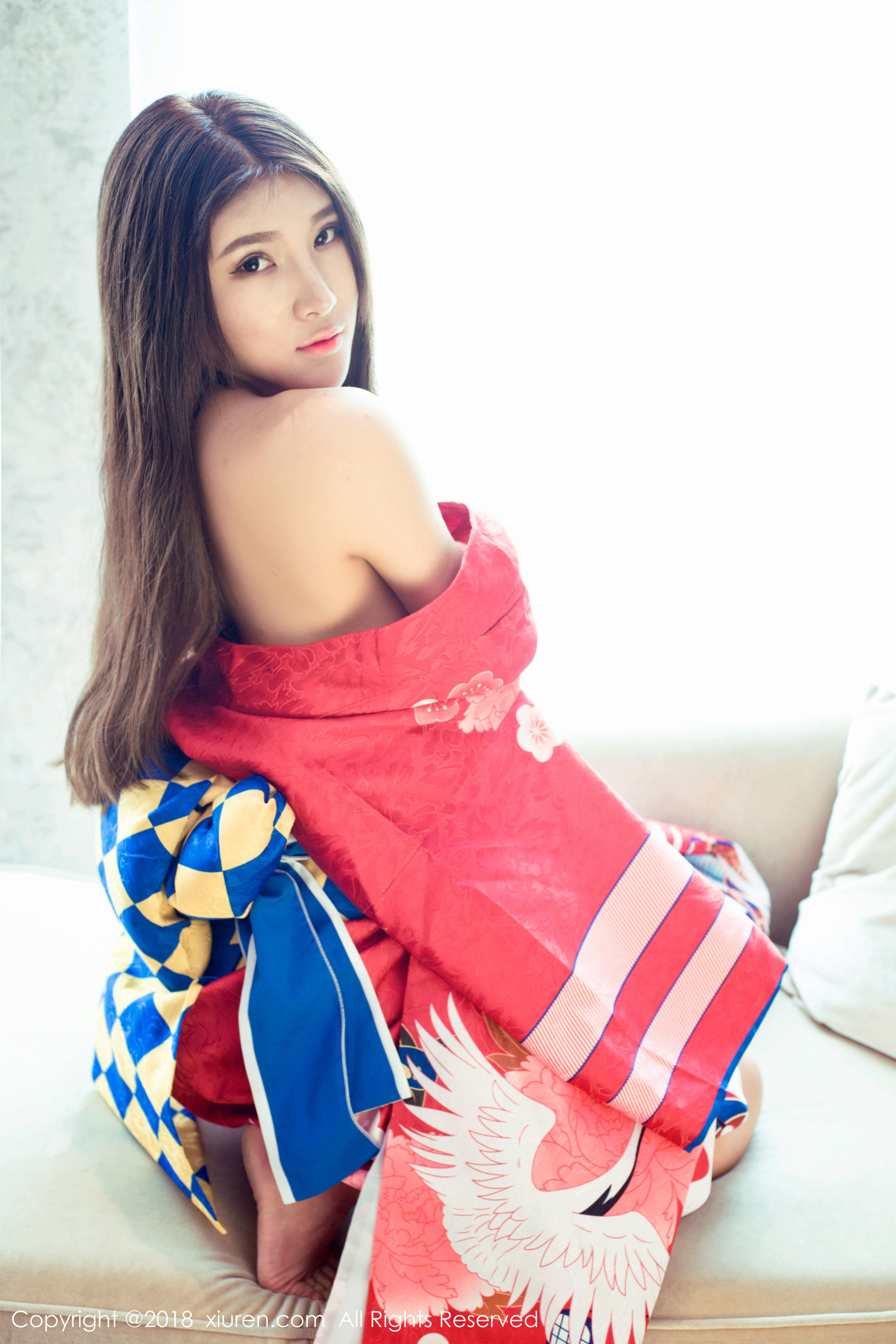 当然是小熊呀《比基尼和日本花魁和服》 秀人网XIUREN No.973第8张