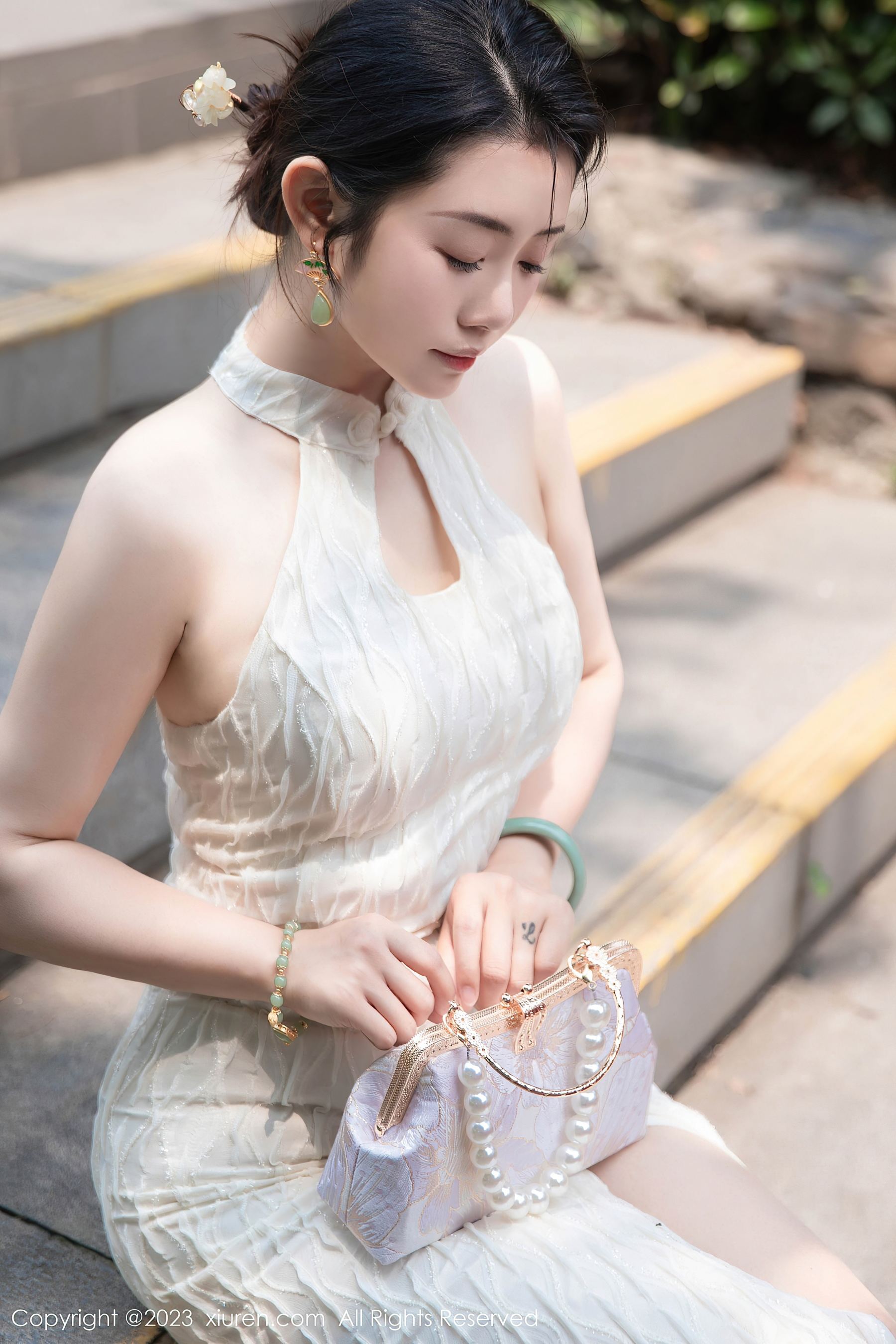 XiuRen 秀人 No.7435 严利娅Yuliya 旗袍美臀第16张