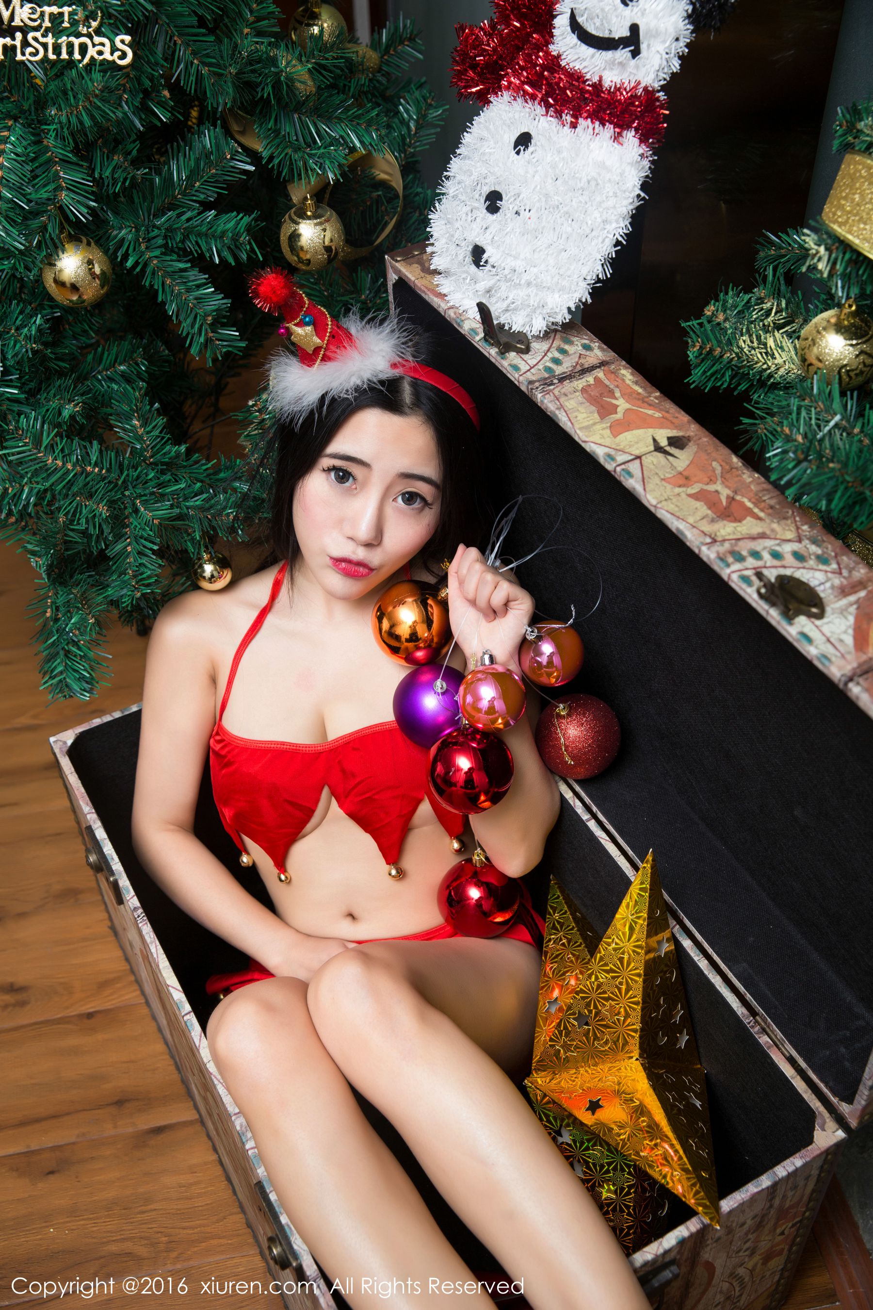  兜豆靓Youlina《最靓圣诞礼物》 秀人网 No.660第10张