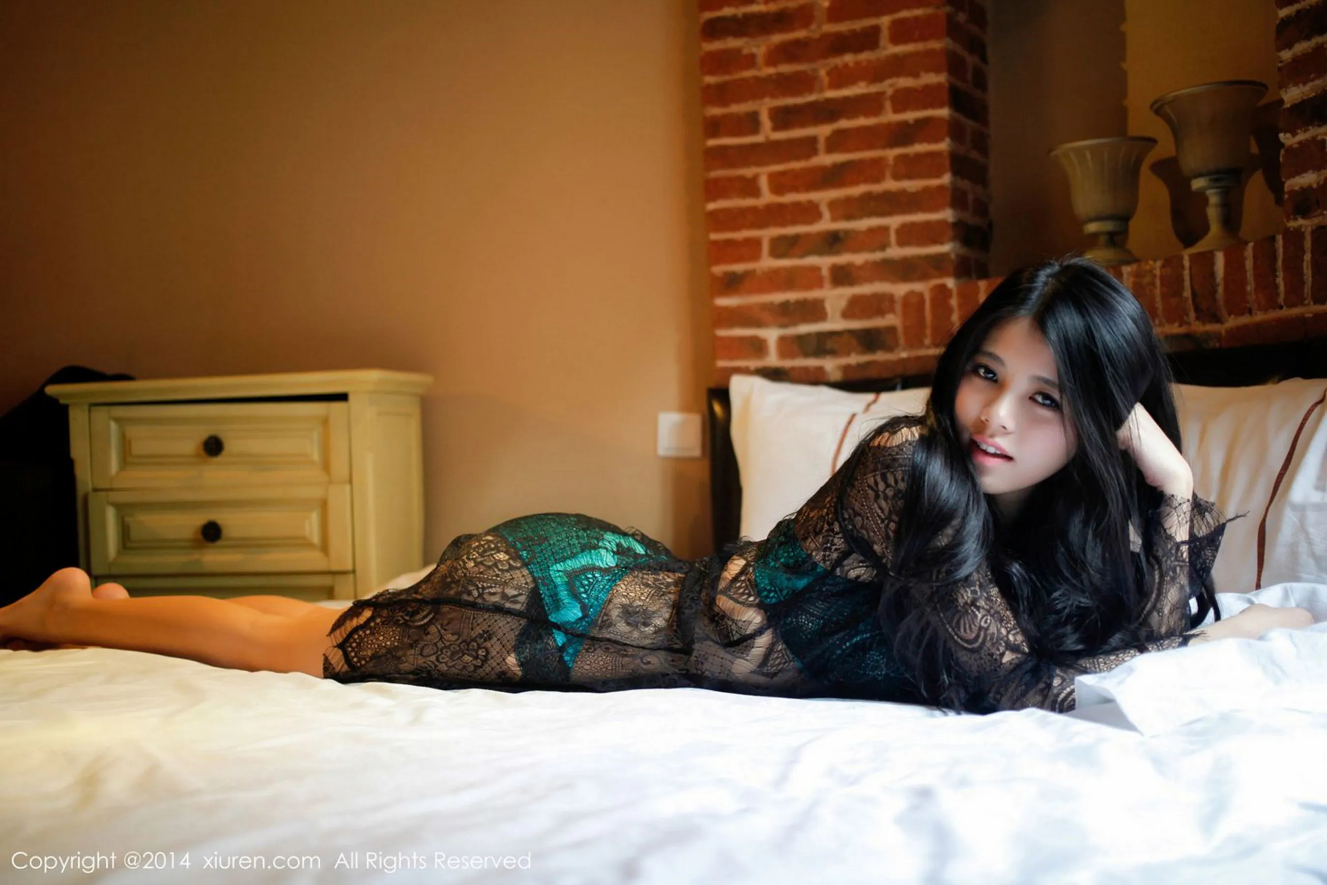 欧阳妮娜娜《透视蕾丝系列》 秀人网 No.265第25张