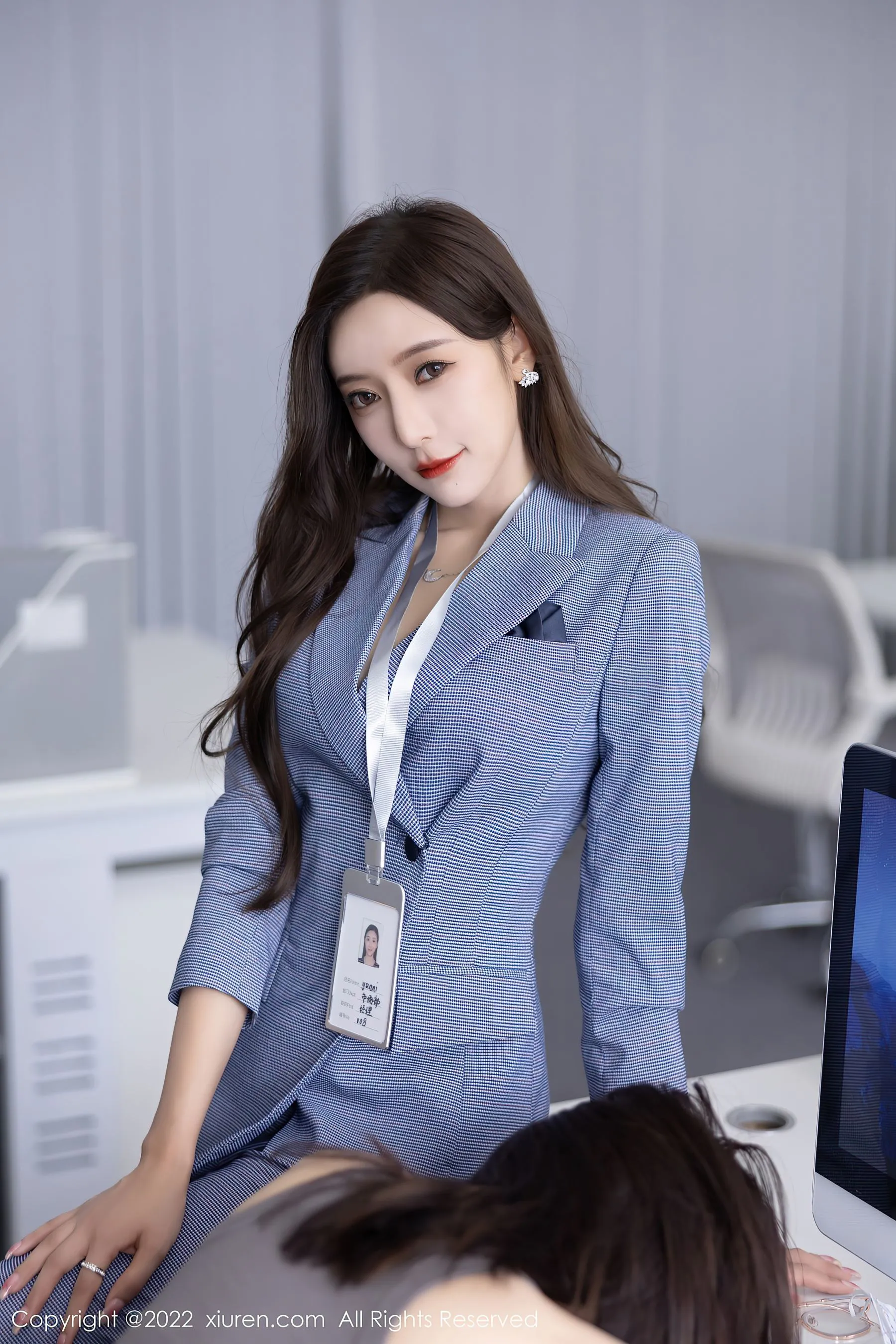  秀人网 No.5629 王馨瑶yanni Ol职业装第16张