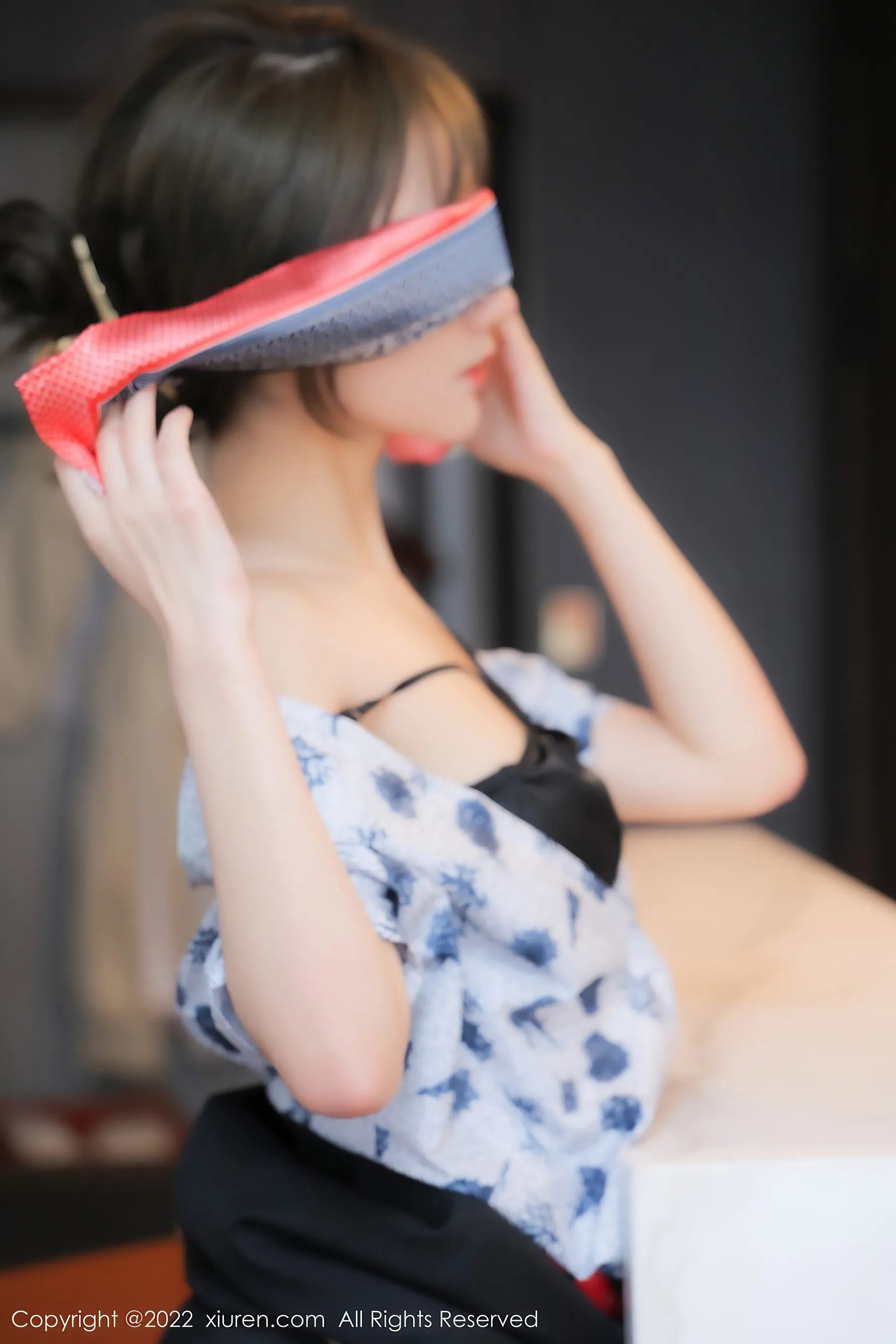  秀人网 No.4546 小果冻儿 制服黑丝第7张