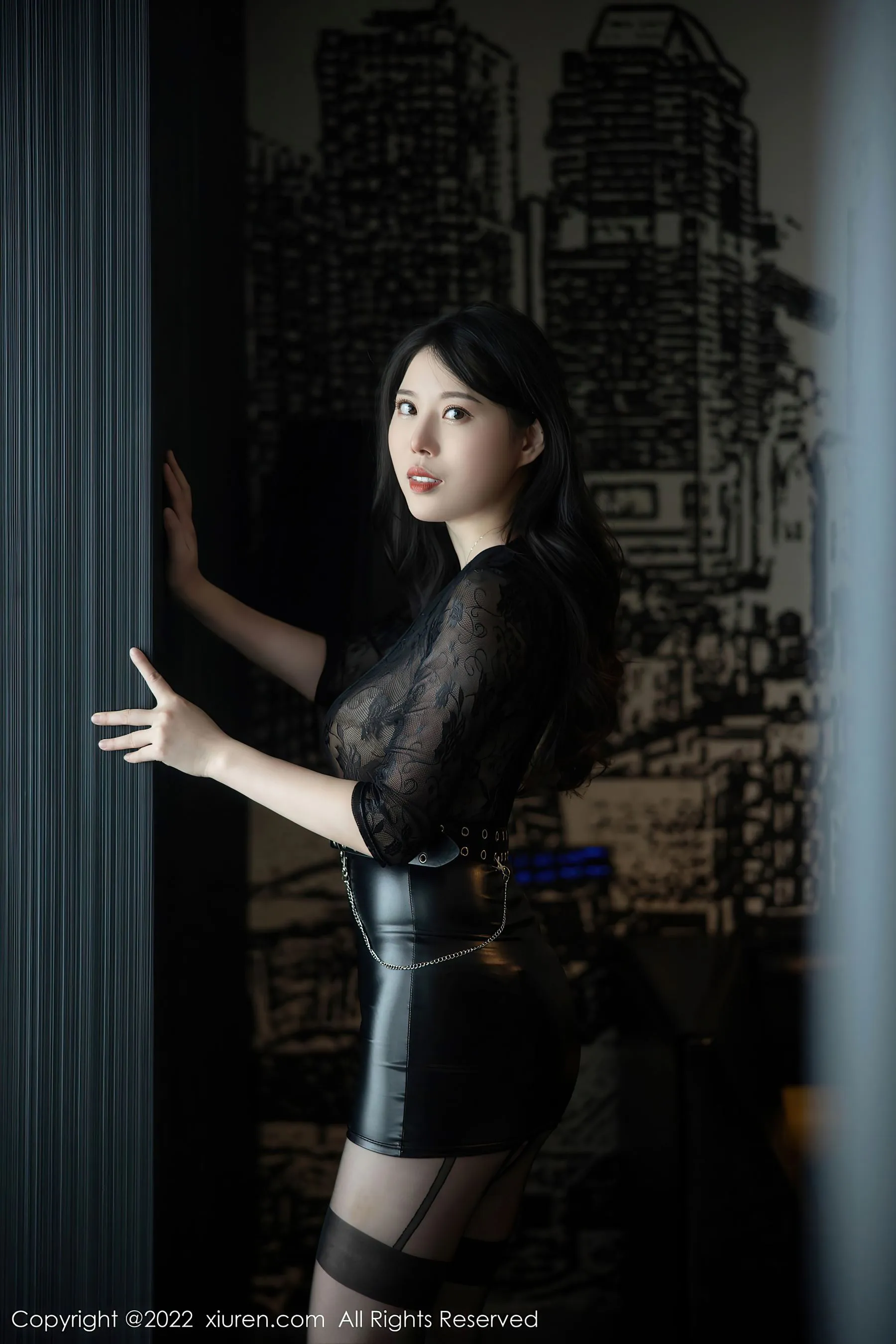  秀人网 No.5541 白茹雪 黑丝美臀第17张