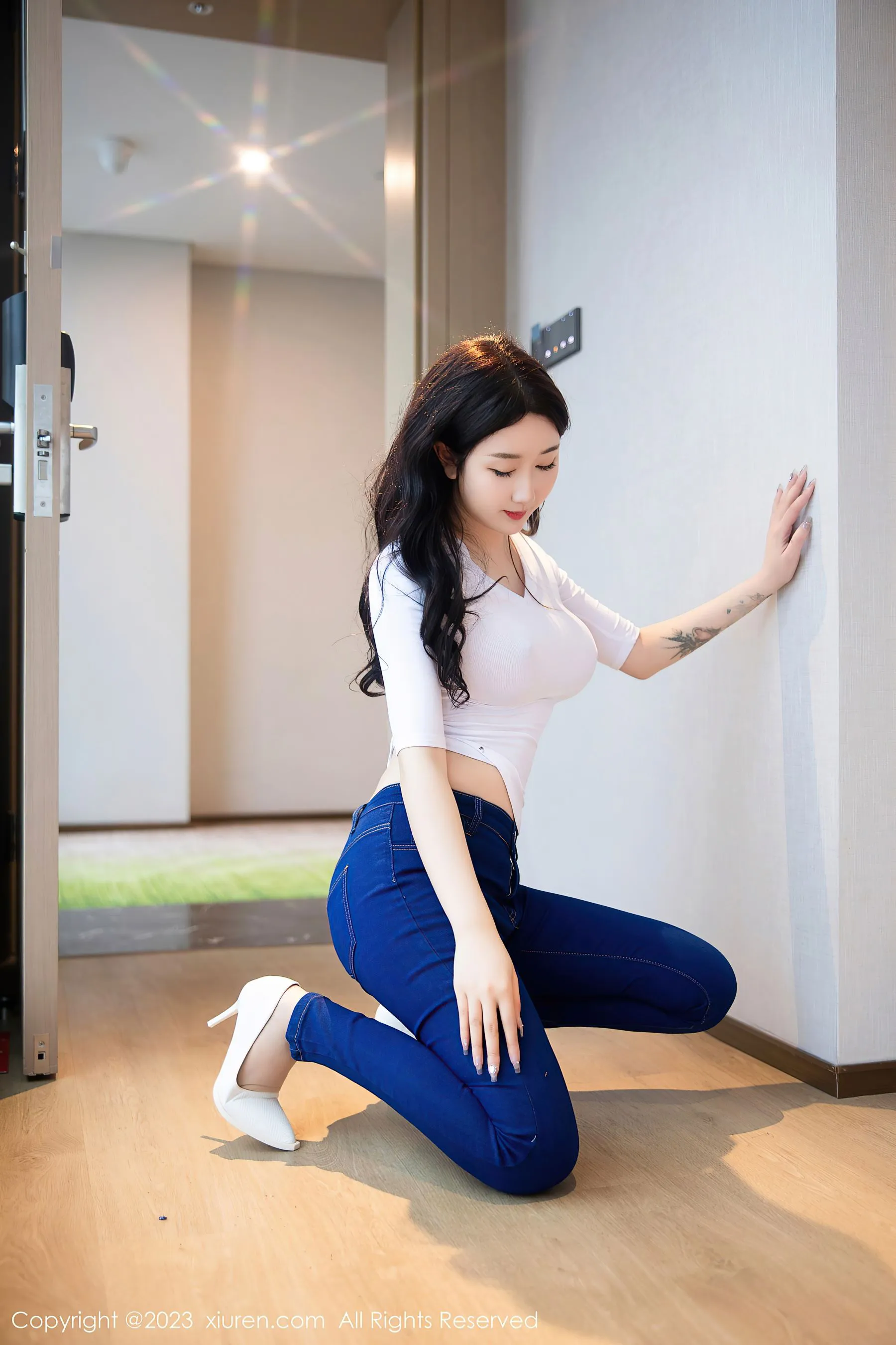 秀人网 No.6570 江真真 牛仔裤美臀第20张