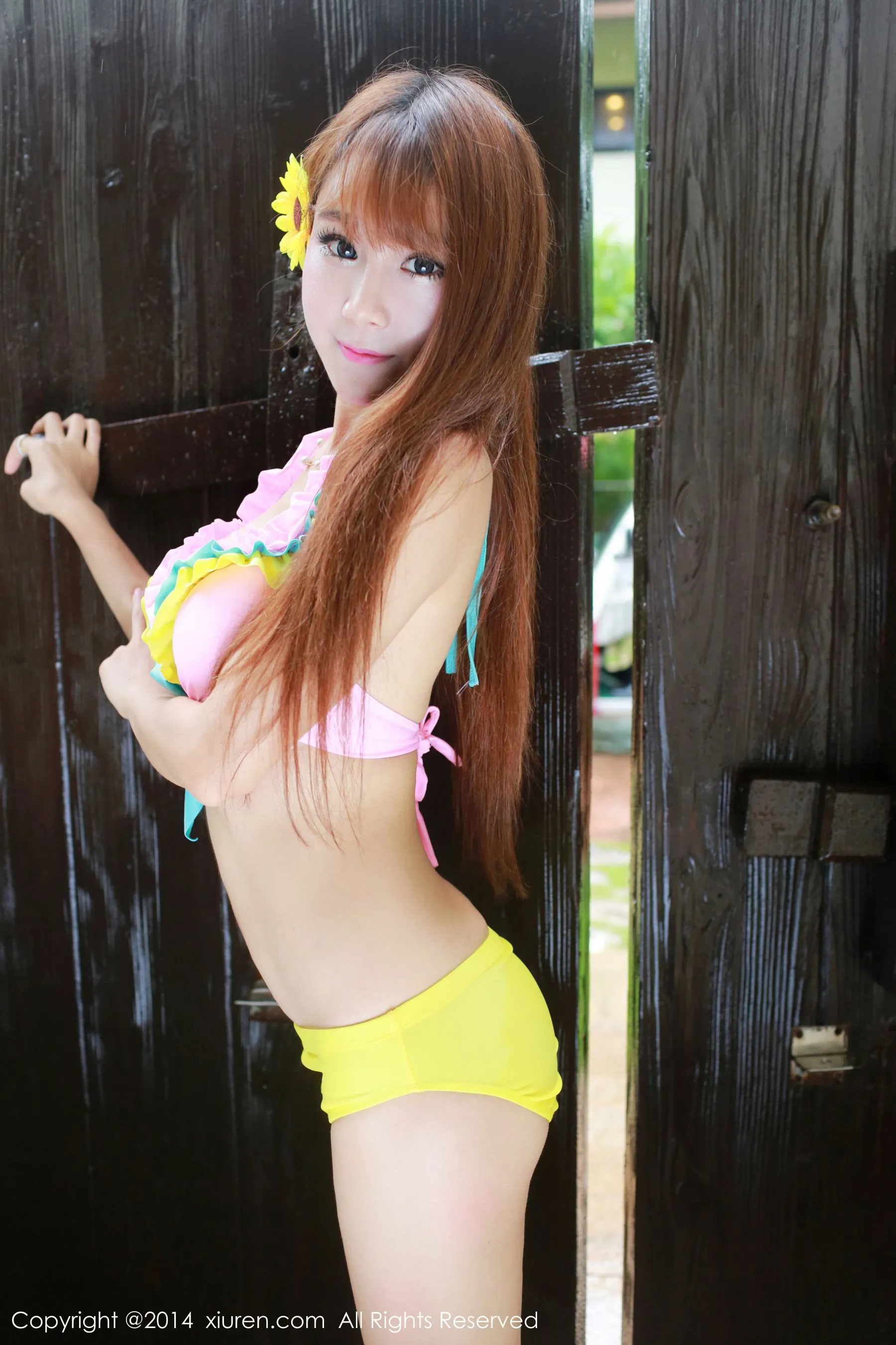 子纯儿Annie《泳装阳光美少女》 秀人网 No.216第5张