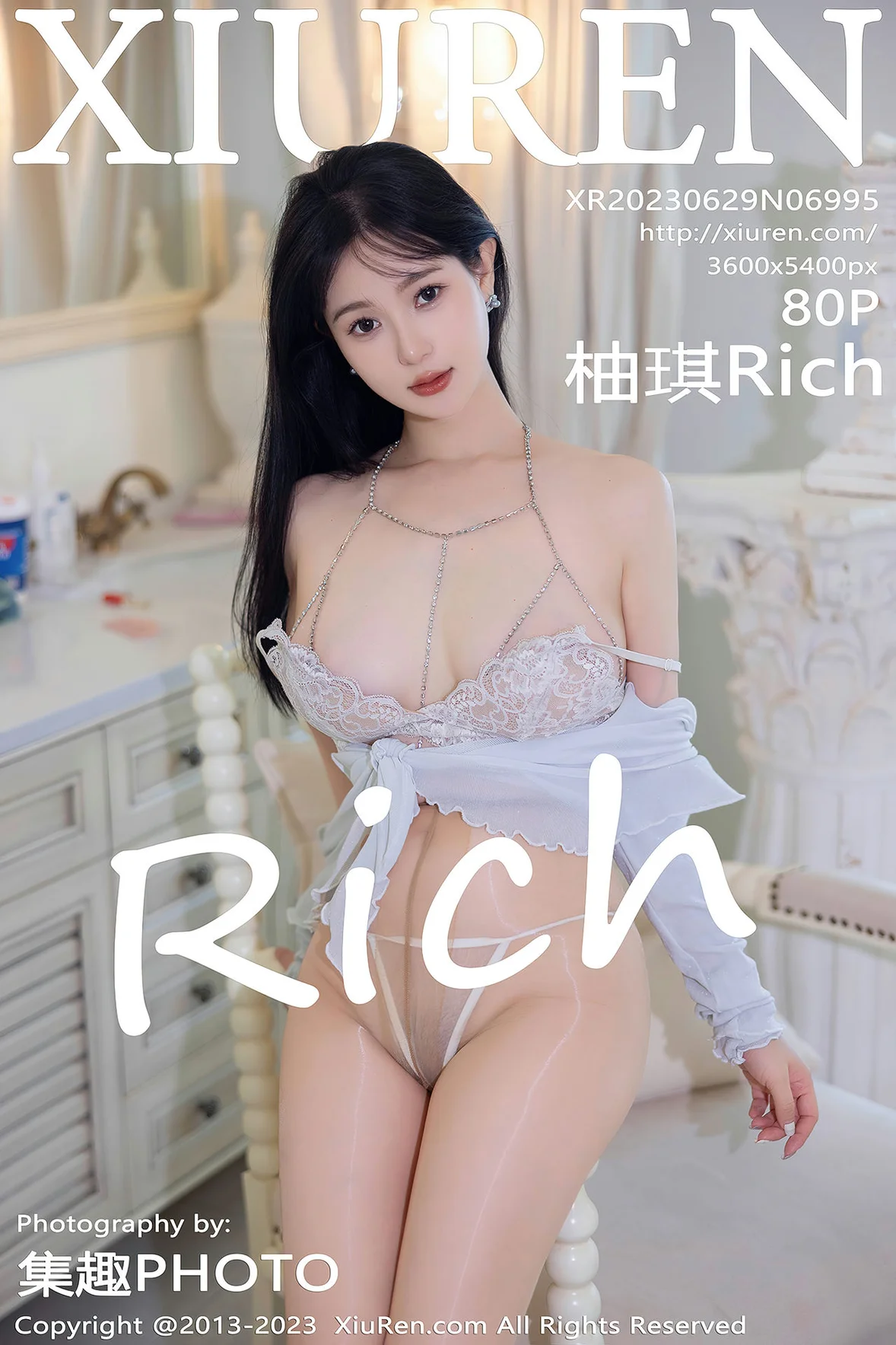  XiuRen 秀人 No.6995 柚琪Rich 诱人原色丝袜性感写真 [81P]第27张