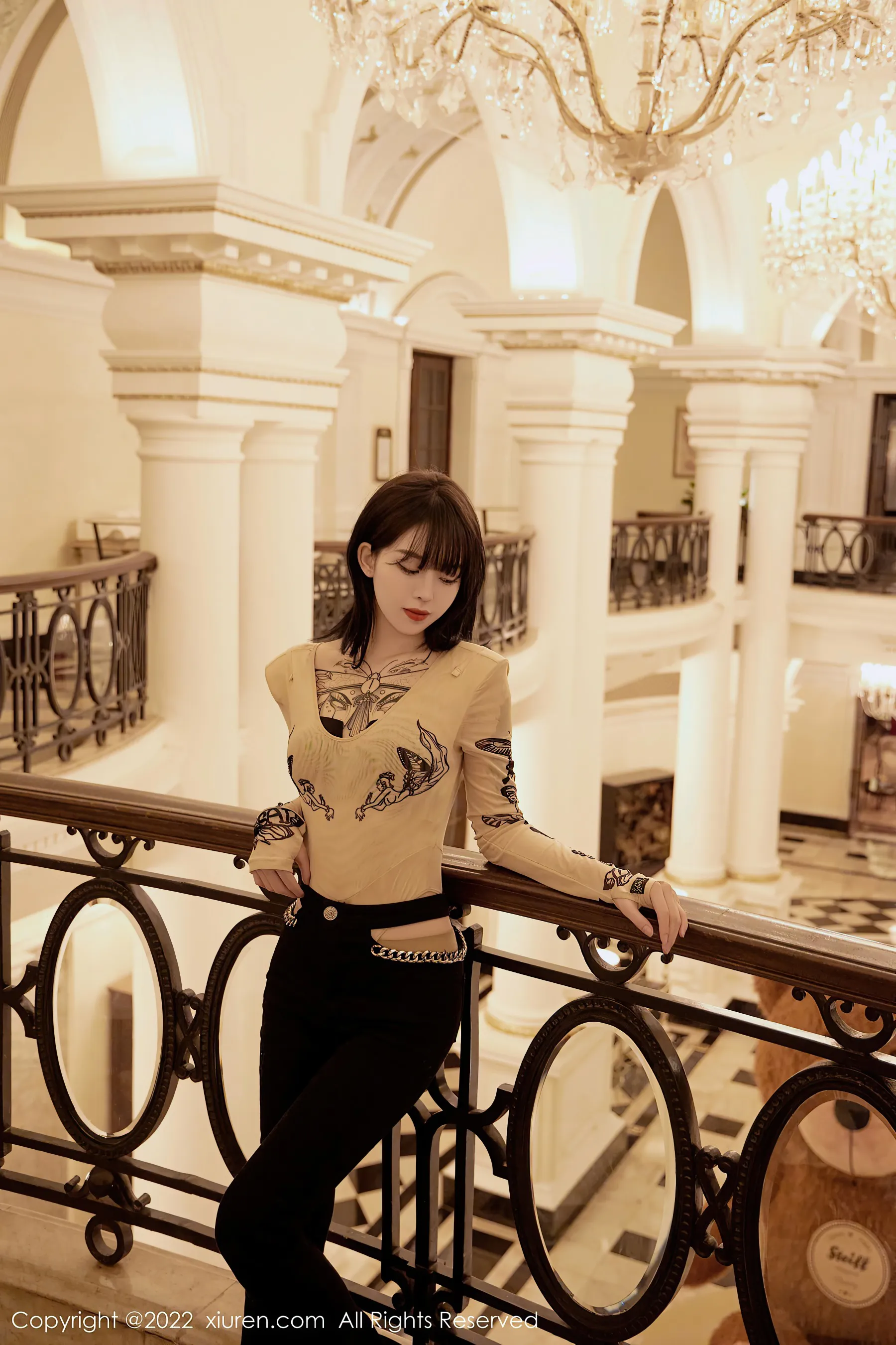  秀人网 No.4754 模特合集黑丝双飞第23张