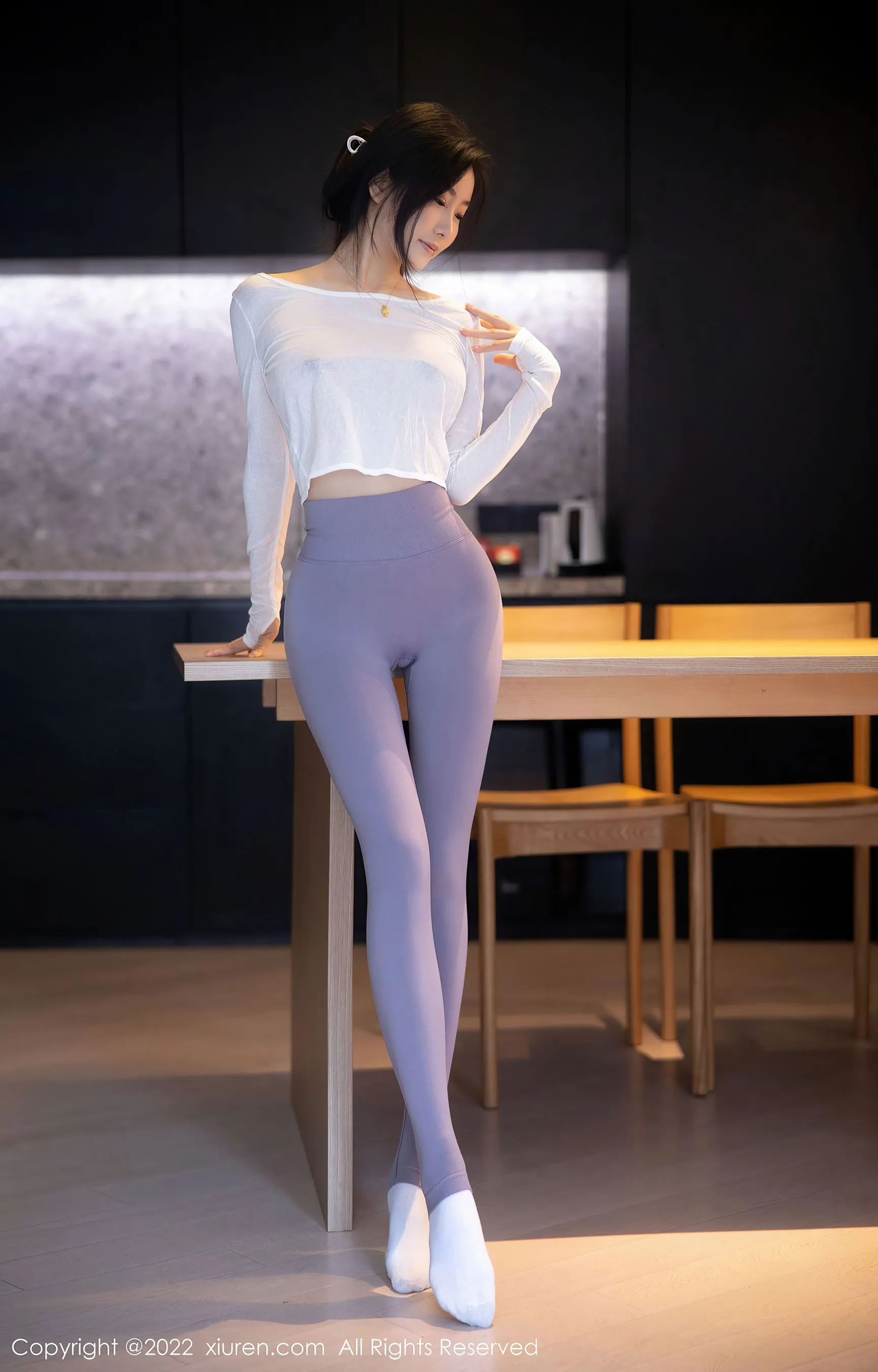  秀人网 No.5799 苏苏阿 新人瑜伽服第22张