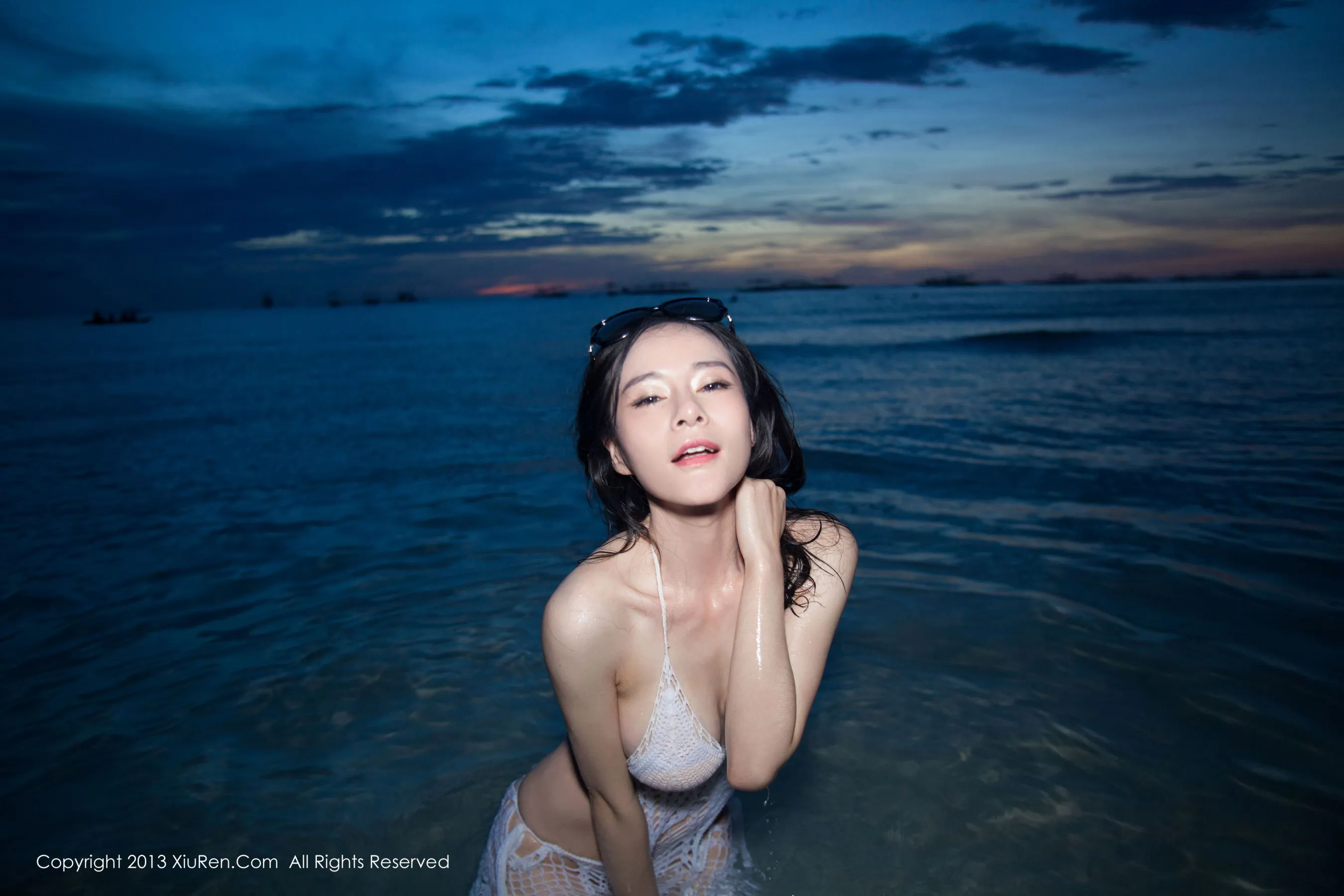  nancy小姿 &#038;海边唯美比基尼系列 秀人网 No.069第15张