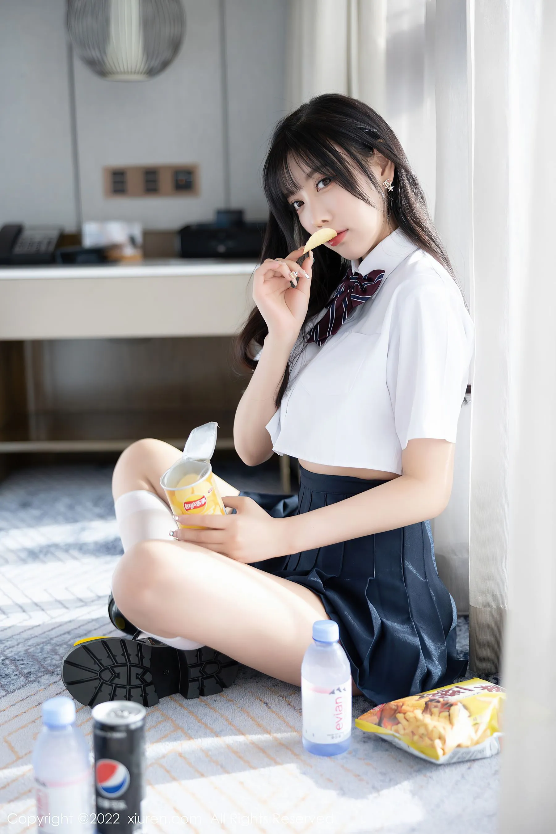  秀人网 No.5338 杨晨晨 校园制服诱惑第19张