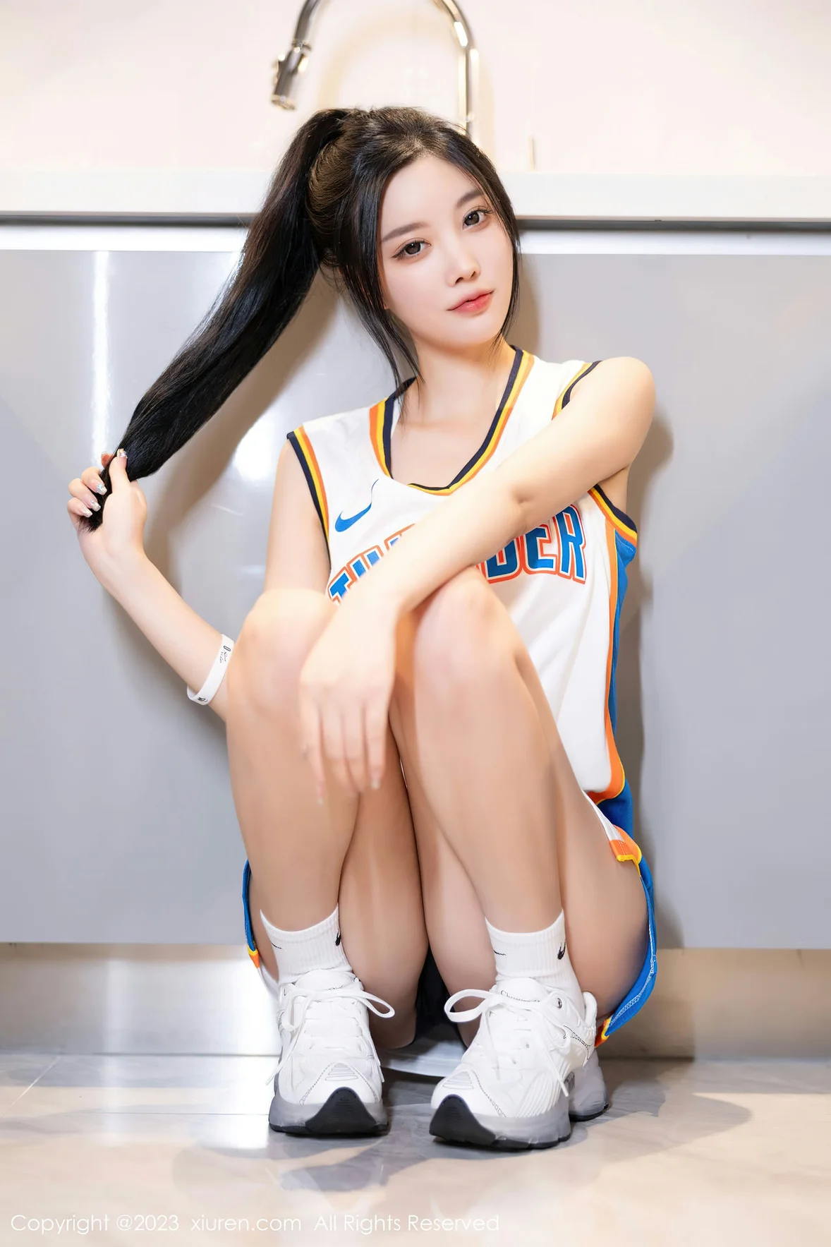  XiuRen 秀人 No.7304 杨晨晨Yome 白色运动服浙江安吉旅拍 [87P]第2张
