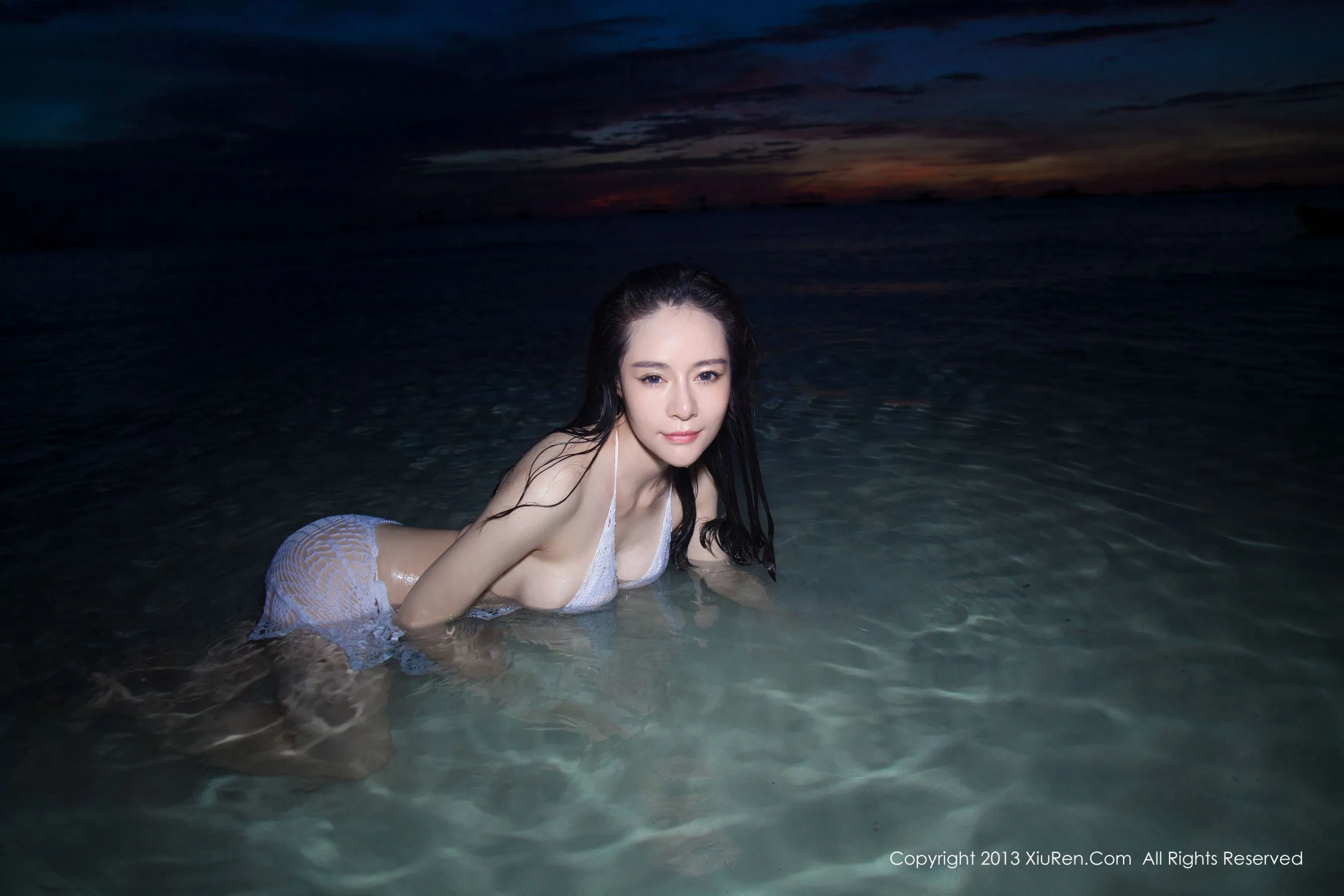  nancy小姿 &#038;海边唯美比基尼系列 秀人网 No.069第20张