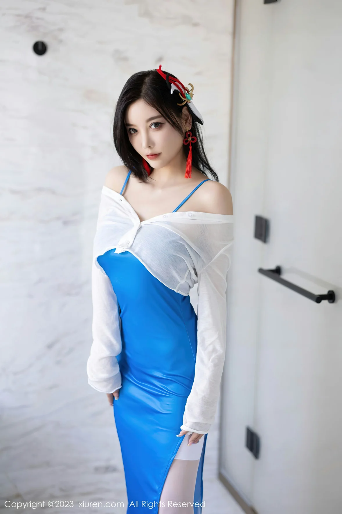  XiuRen 秀人 No.7135 杨晨晨Yome 蕾丝内衣浙江安吉旅拍 [85P]第1张