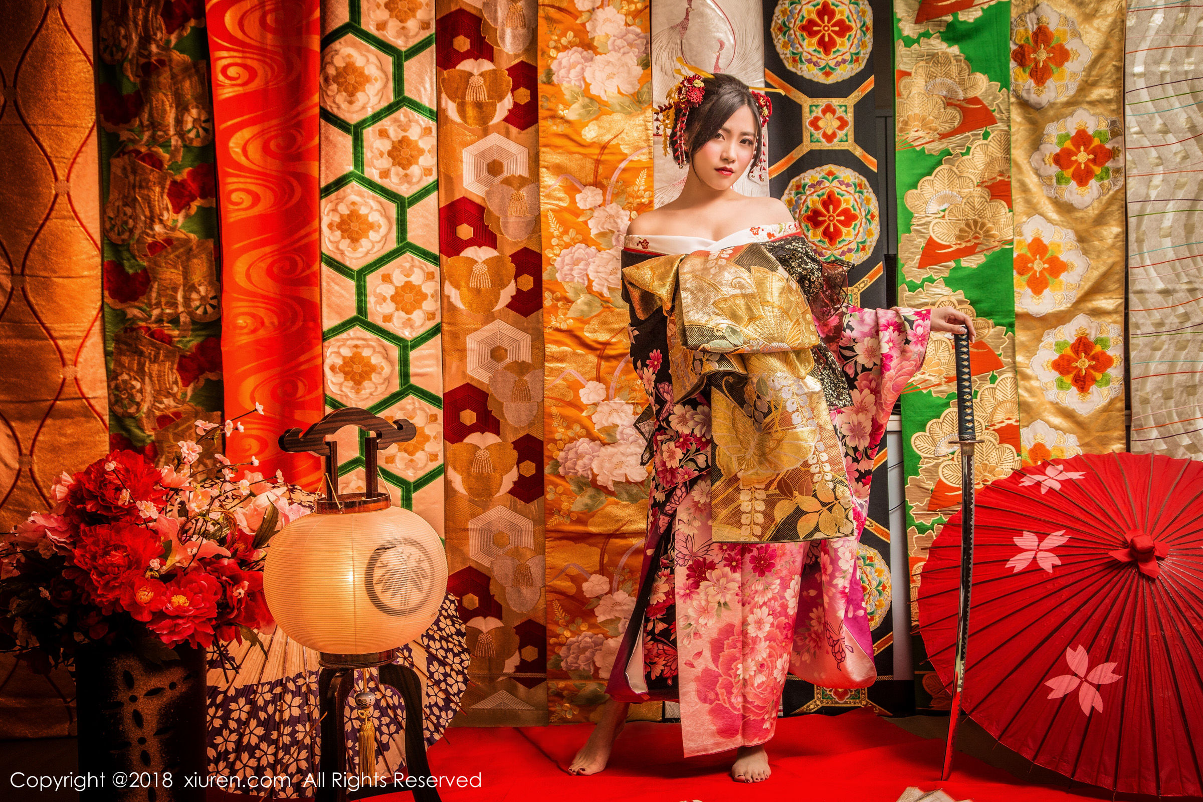 许诺Sabrina《花魁》 秀人 No.930第5张