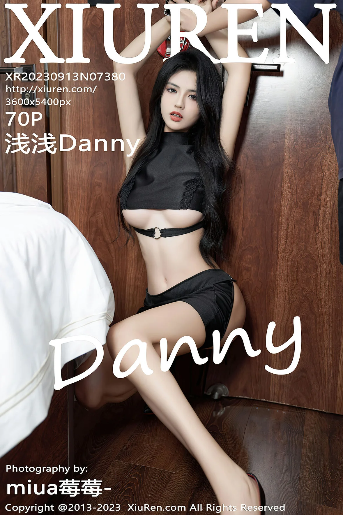  秀人网 No.7380 浅浅Danny 黑色短裙性感写真 [71P]第24张