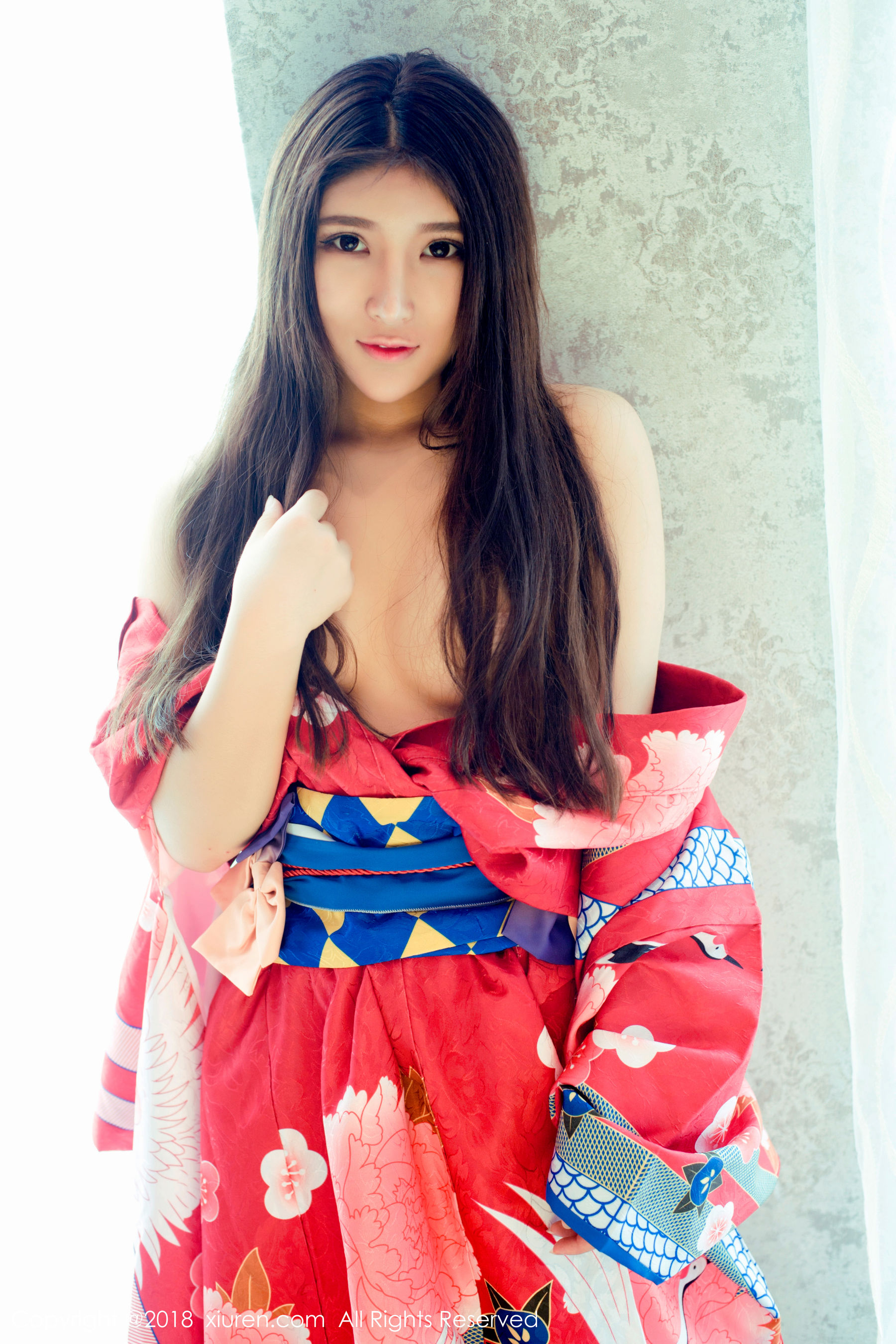 当然是小熊呀《比基尼和日本花魁和服》 秀人网XIUREN No.973第10张