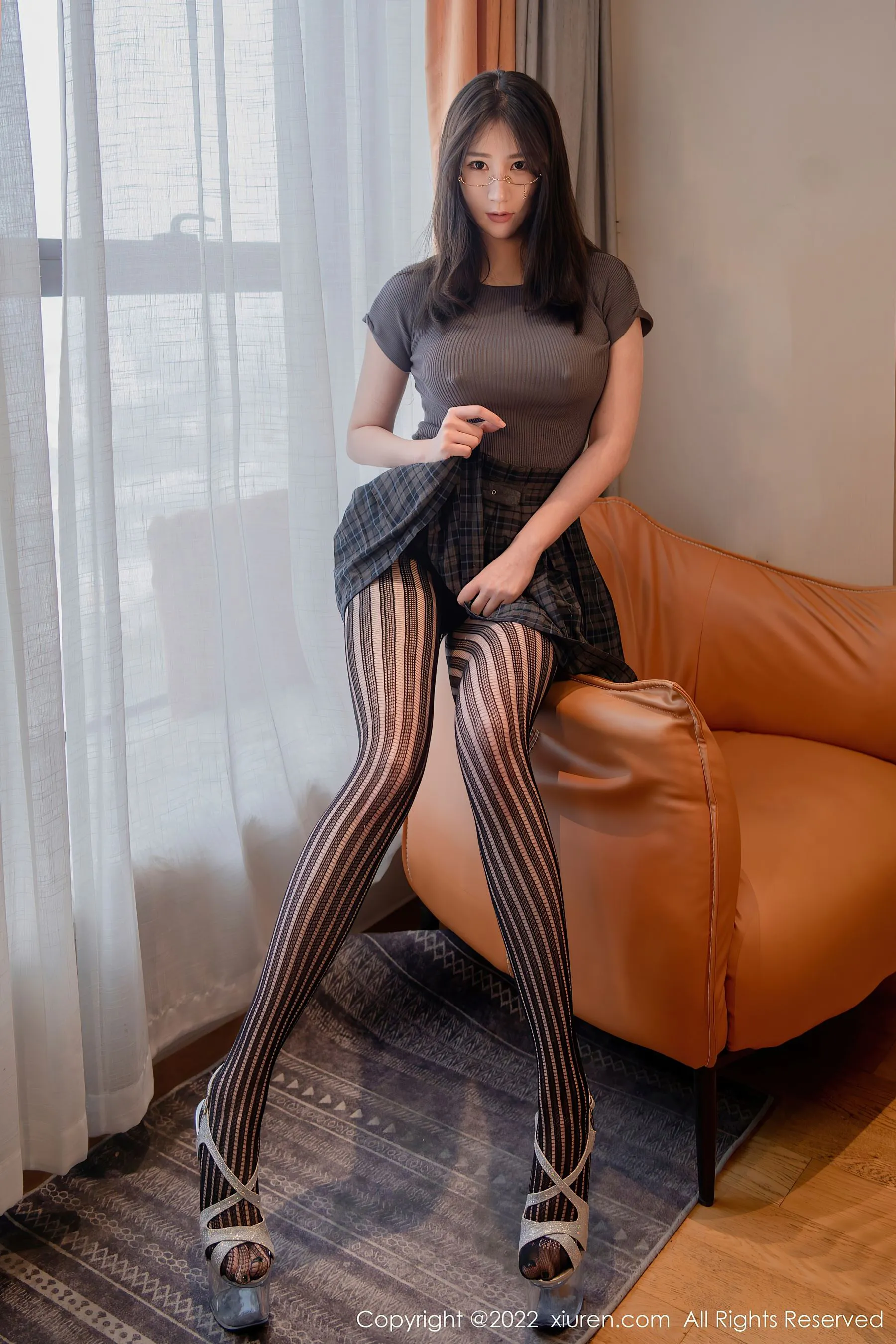  秀人网 No.5260 顾乔楠Cora 美臀丝袜第9张