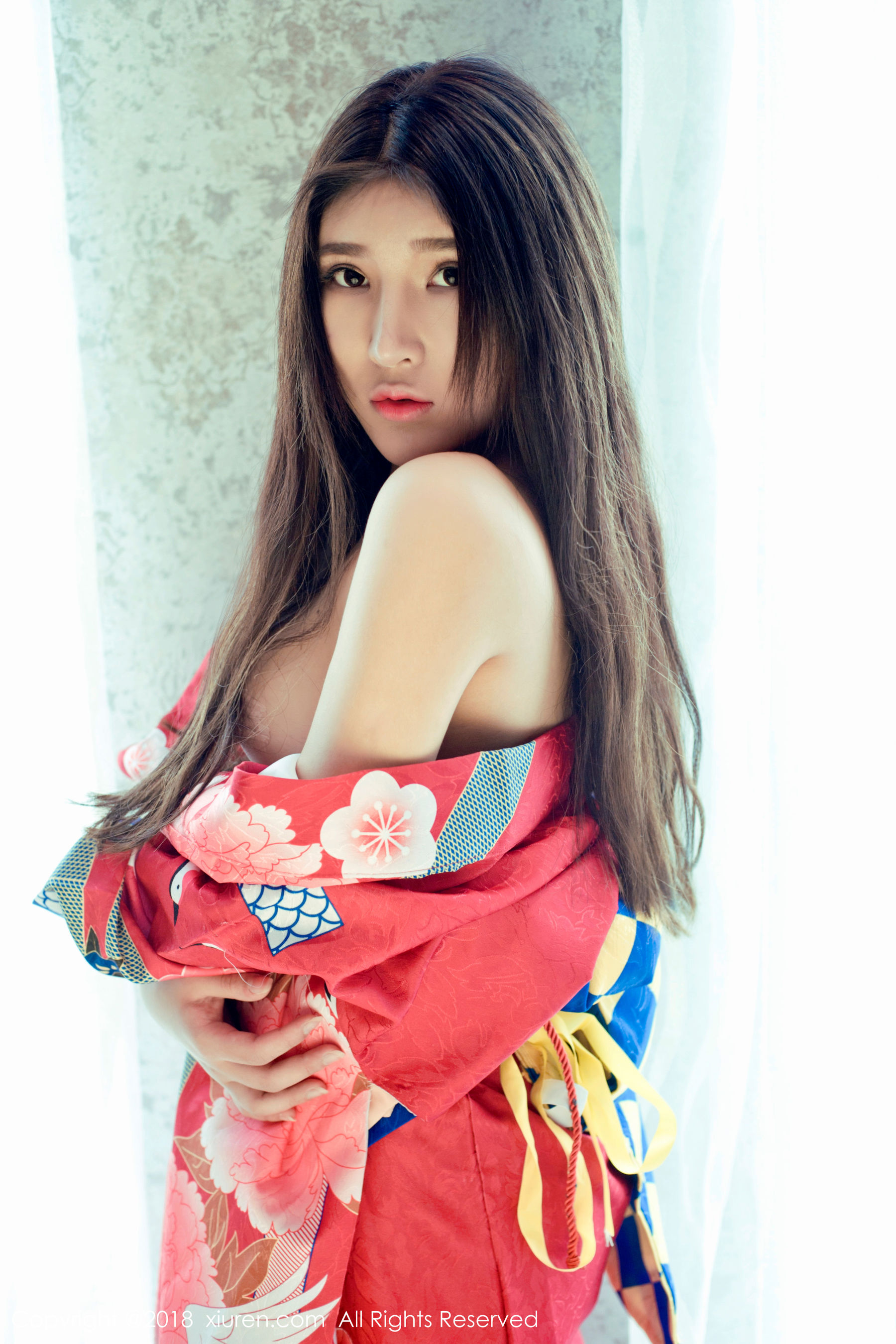 当然是小熊呀《比基尼和日本花魁和服》 秀人网XIUREN No.973第1张