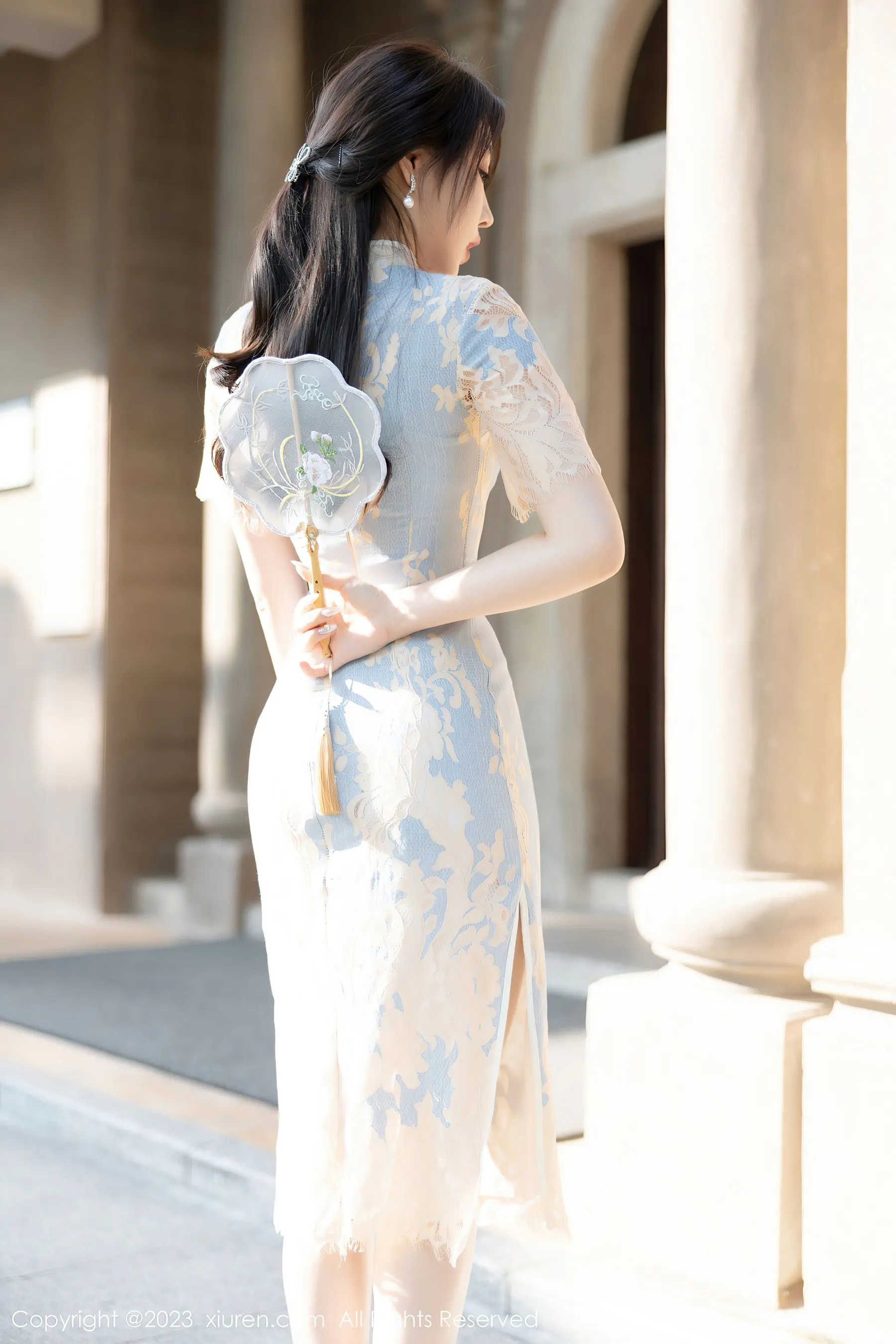 秀人网 No.6434 徐莉芝Booty 旗袍美腿第25张