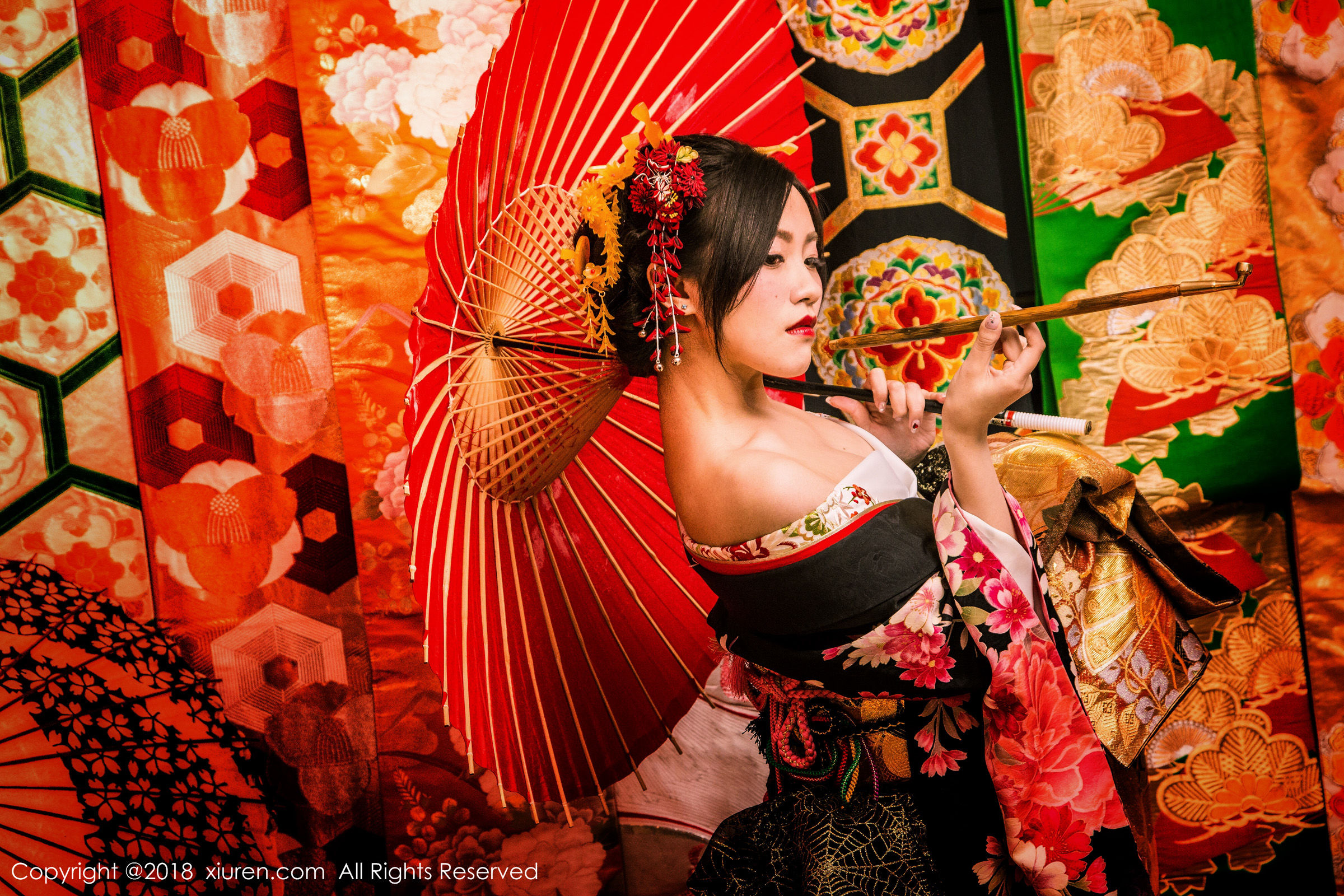 许诺Sabrina《花魁》 秀人 No.930第3张