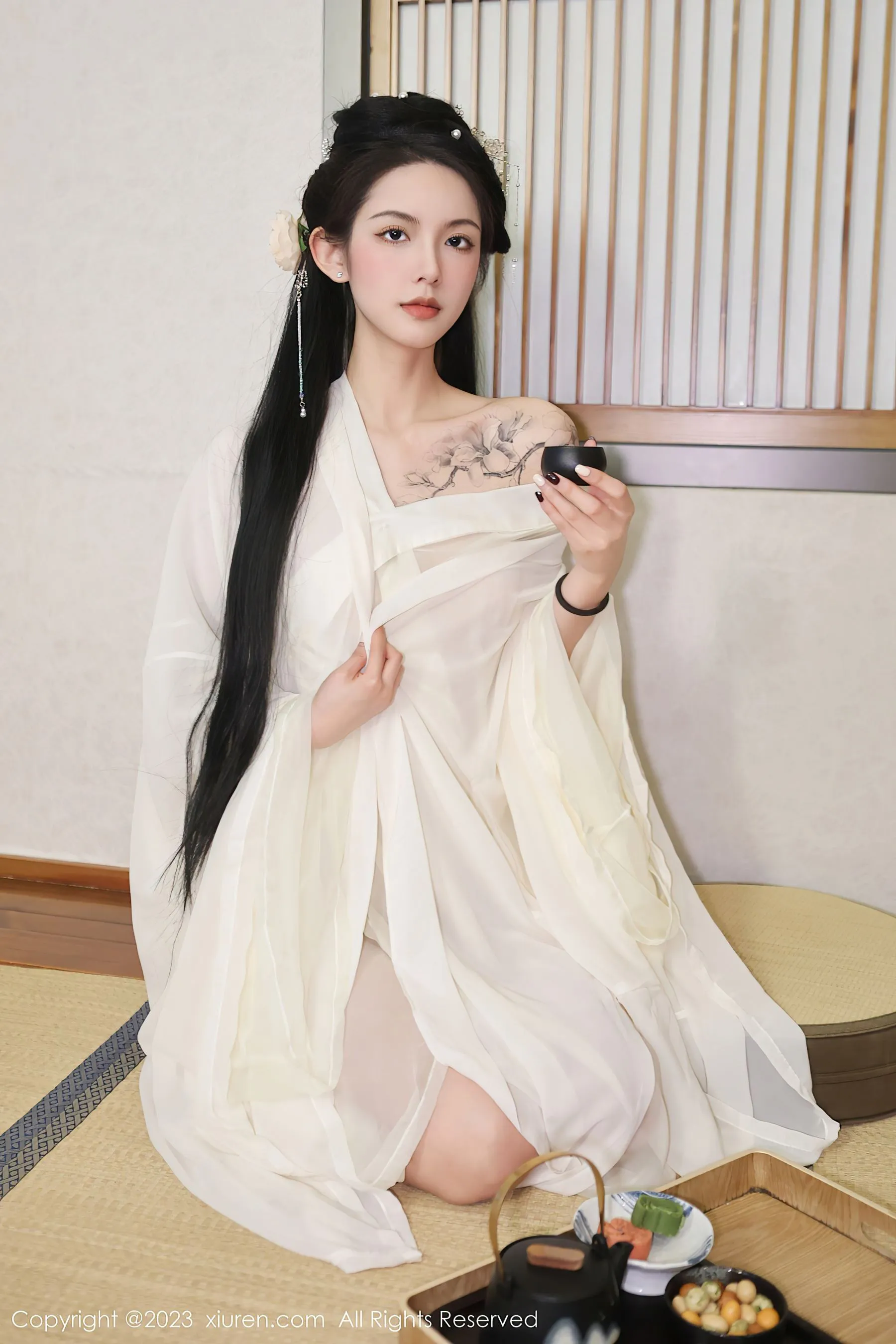  秀人网 No.6430 乔一一 古装美腿第20张