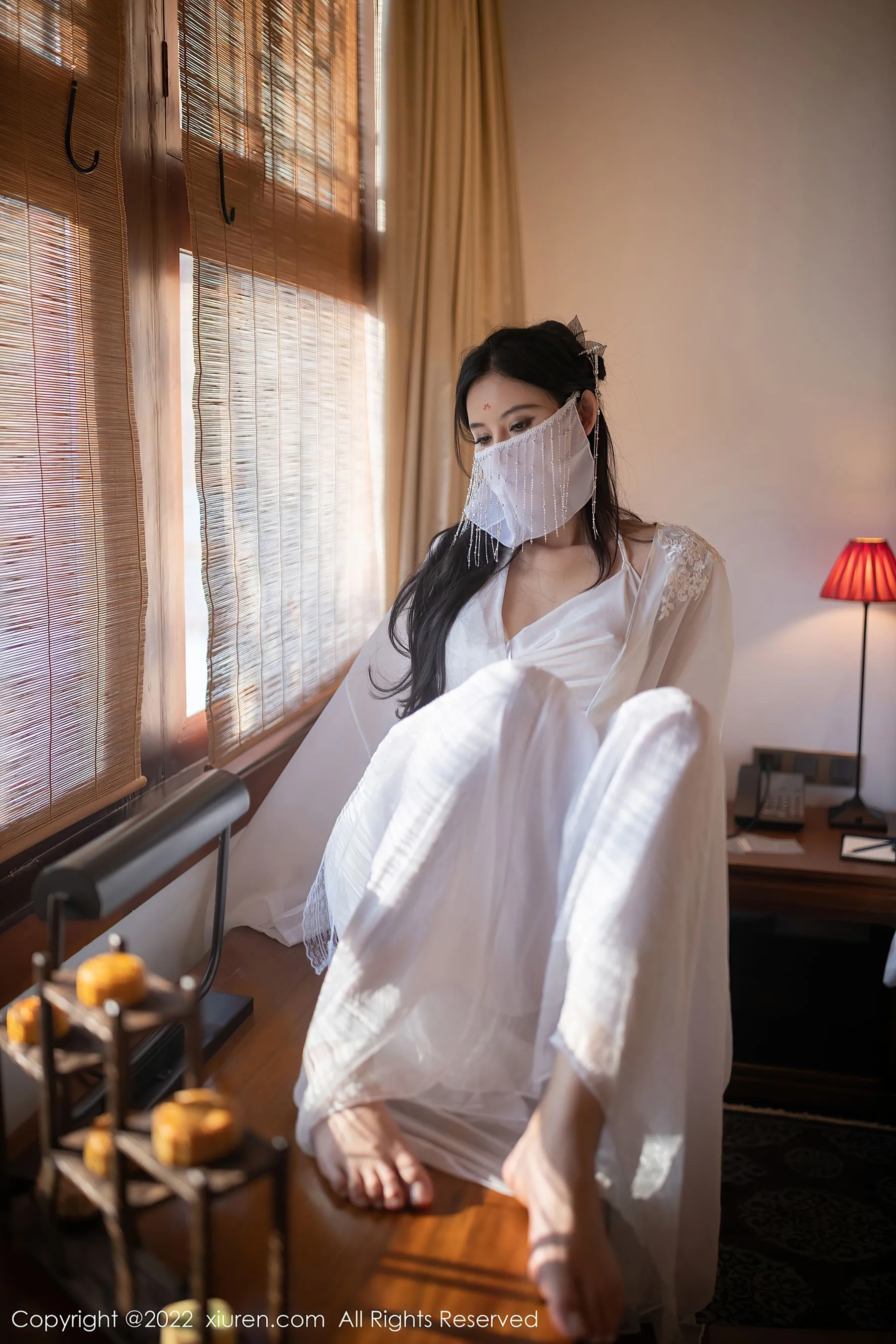  秀人网 No.5573 就是阿朱啊 古装美腿第19张