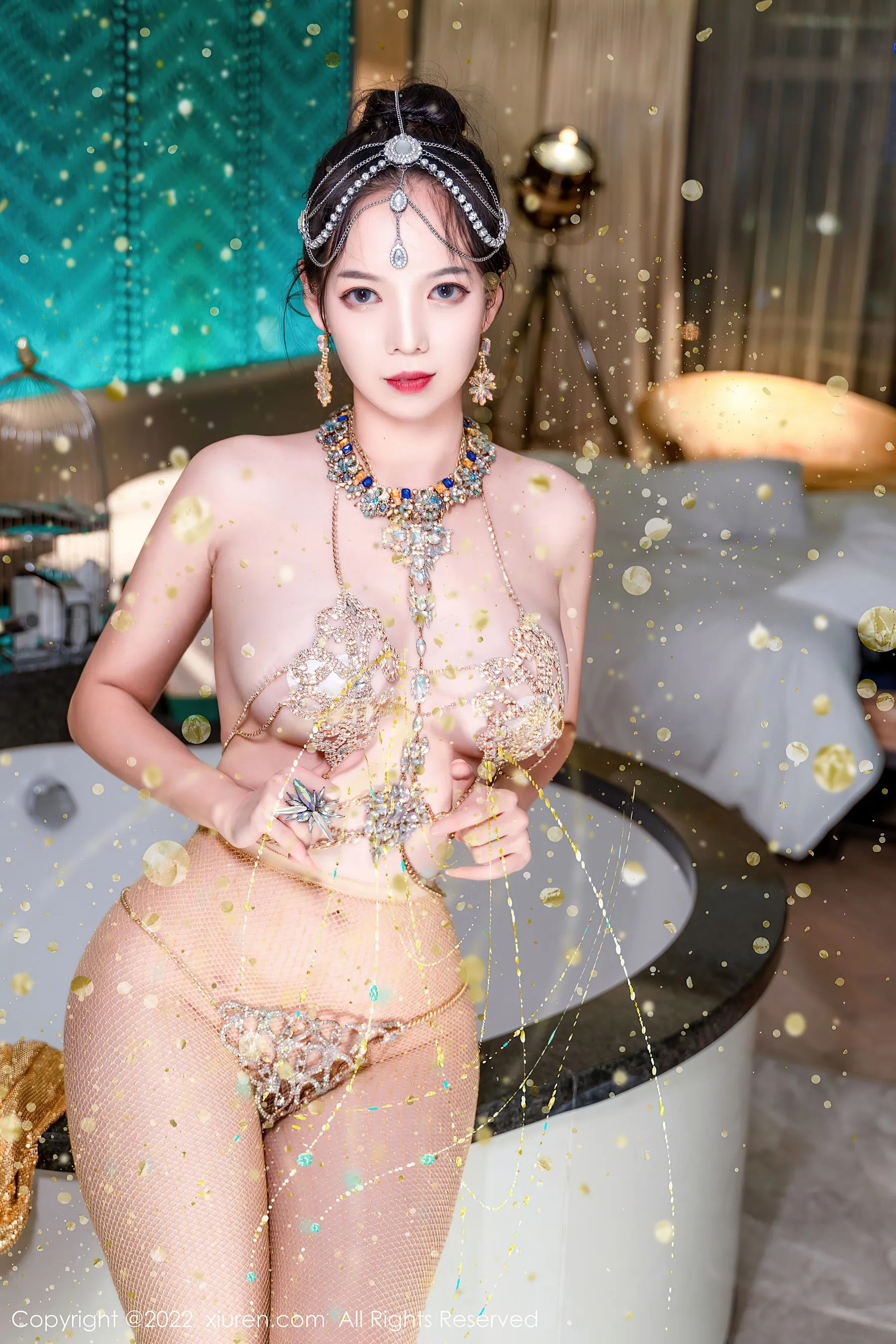  秀人网 No.5559 大美妞儿 美腿丰腴第8张