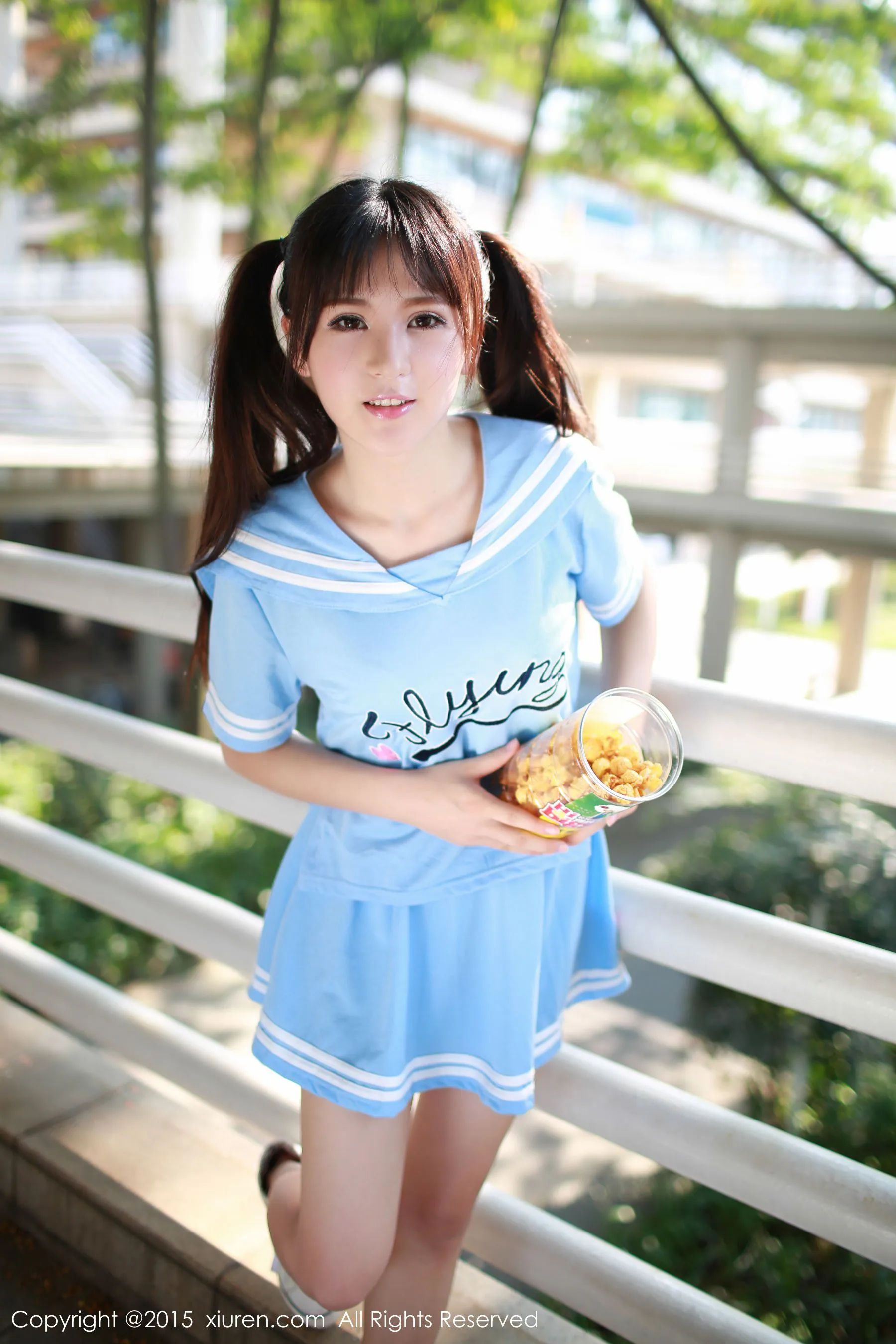 唐雨辰TYC《广州大学城野外》 秀人网 No.387第8张