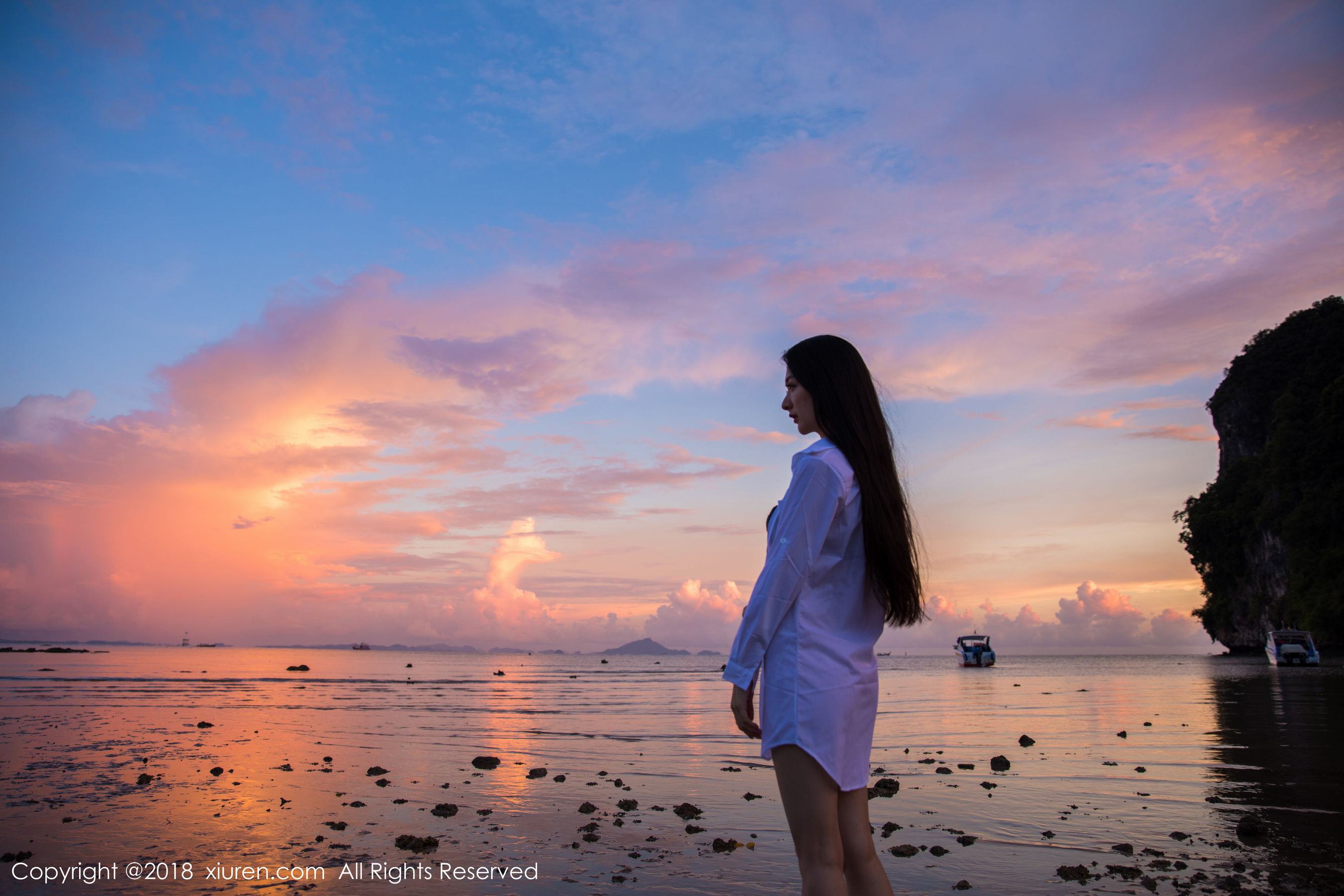  小热巴《白衬衫加蕾丝内衣系列》 XiuRen 秀人网 No.962第15张