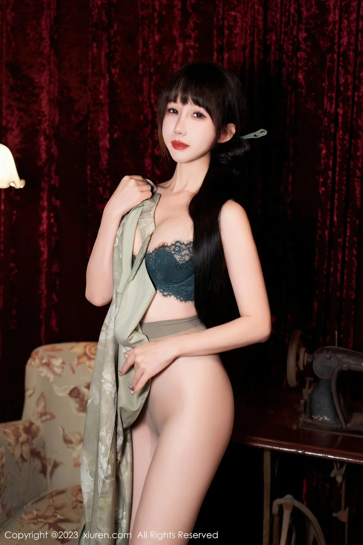  XiuRen 秀人 No.7337 波巧酱 旗袍捆绑旅拍写真 [91P]第24张