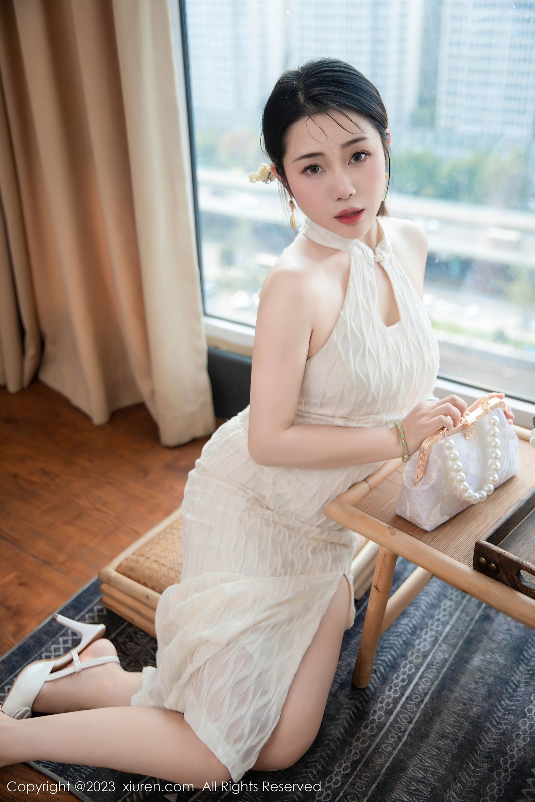 XiuRen 秀人 No.7435 严利娅Yuliya 旗袍美臀第7张