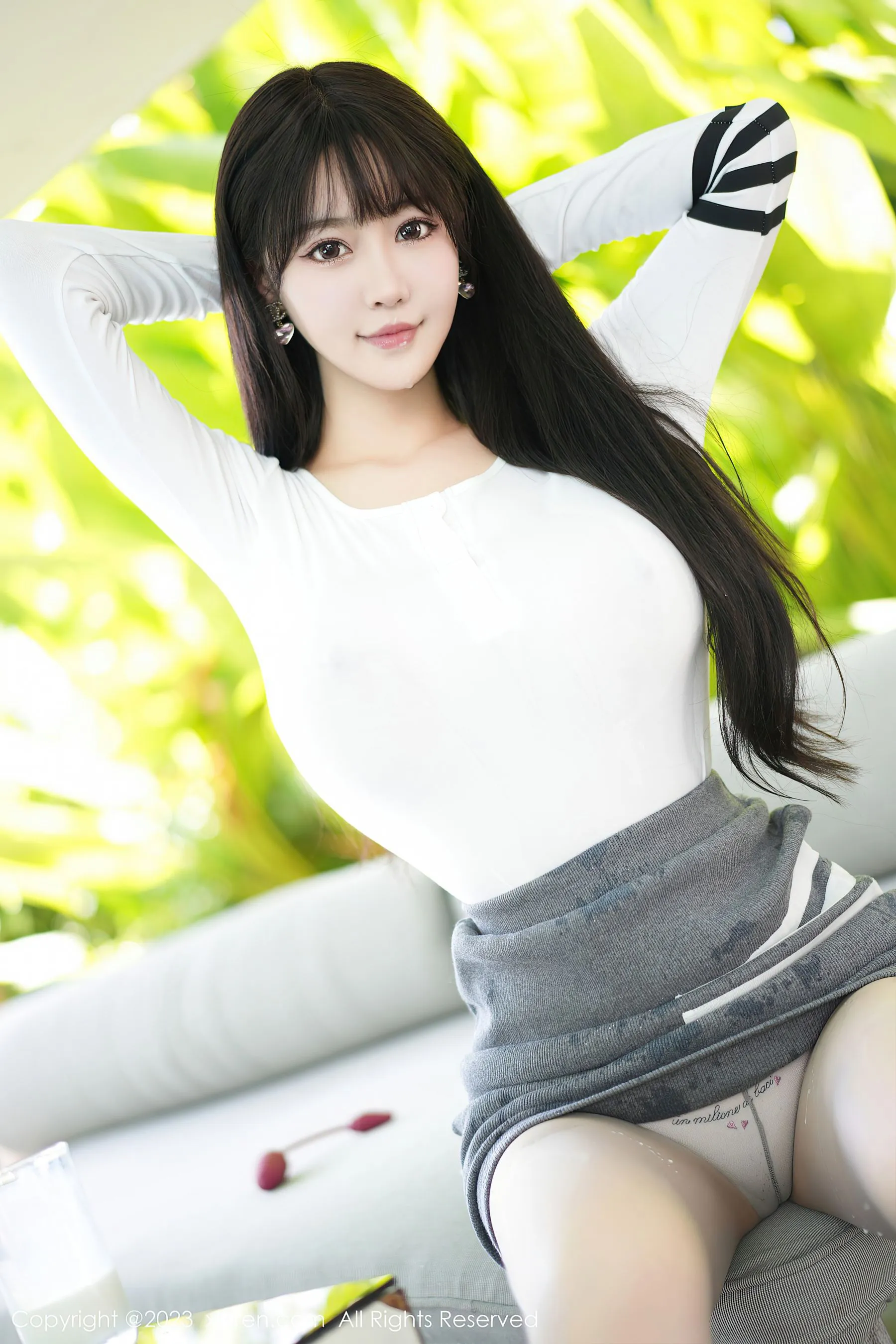 秀人网 No.6673 朱可儿Flora 短裙美臀第24张